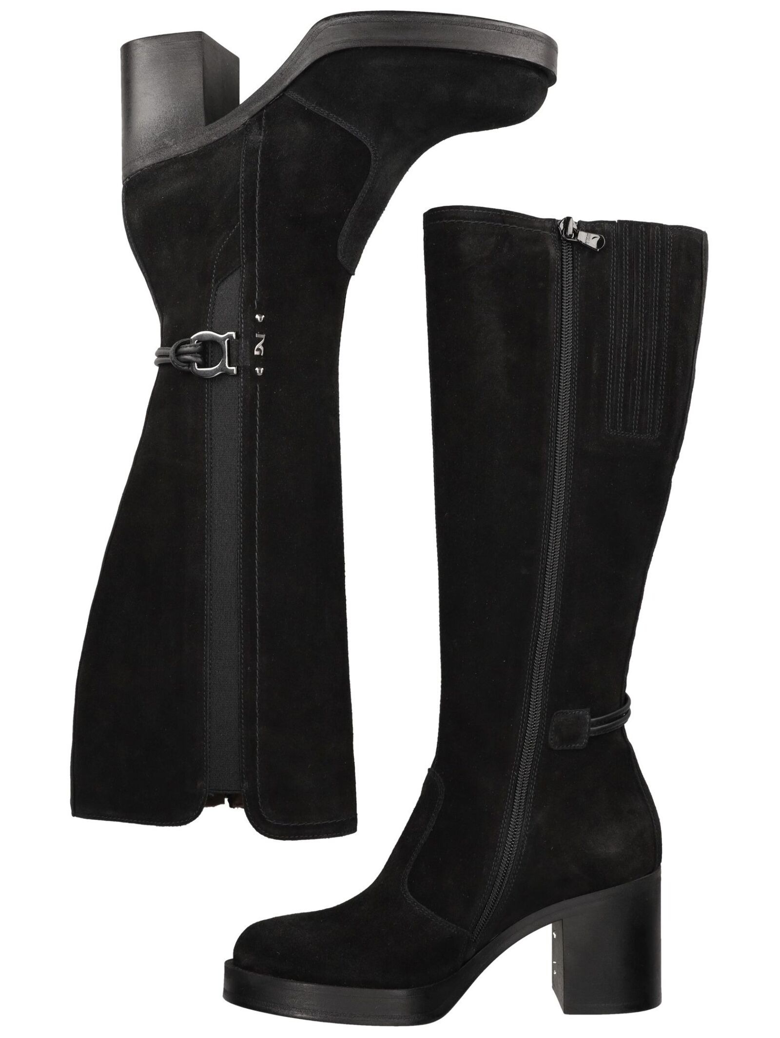 Nero Giardini High-Heel-Stiefel »Nero Giardini Stiefel Veloursleder/Textil«