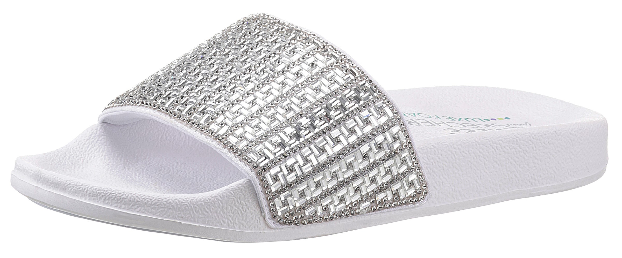 Skechers Pantolette "POP UPS NEW SPARK", Sommerschuh, Schlappen mit funkeln günstig online kaufen