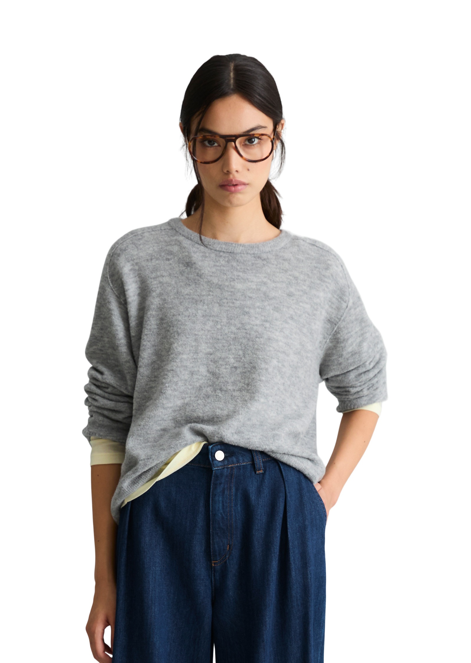 Marc OPolo DENIM Strickpullover "aus Bouclé-Garn"