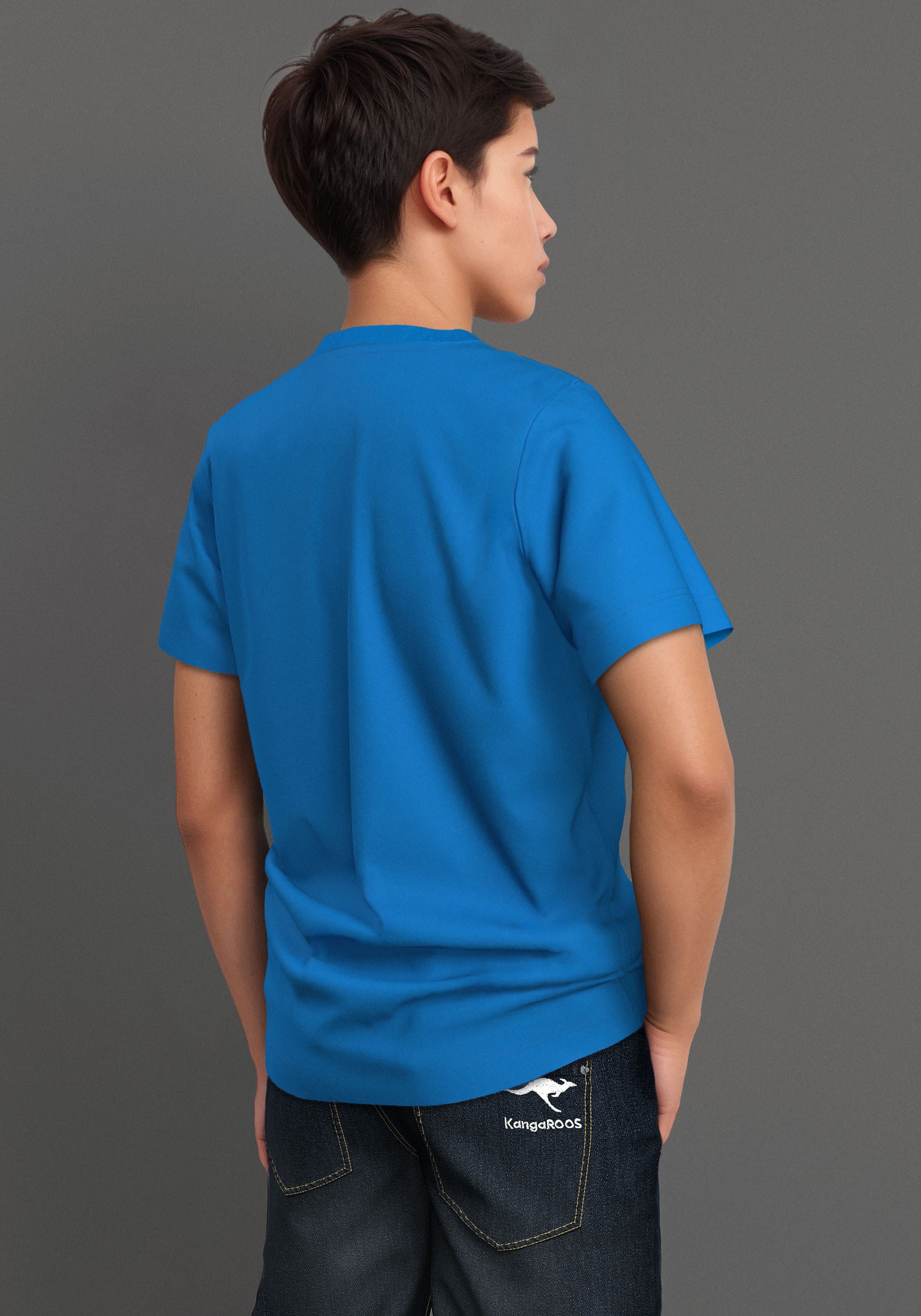 KangaROOS T-Shirt »TEAM-Print«, mit Logo-Print für Jungen