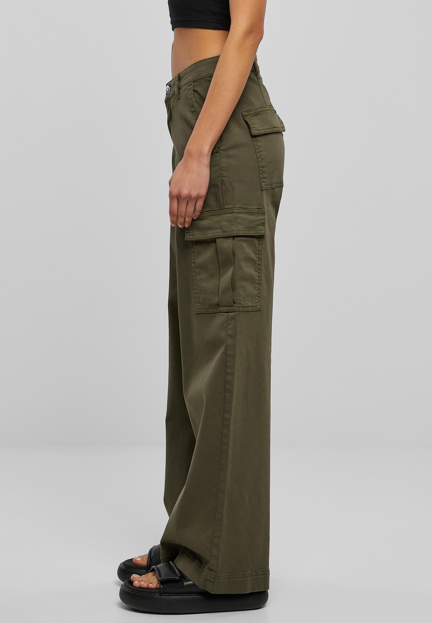 URBAN CLASSICS Stoffhose »Urban Classics Damen«, (1 tlg.)