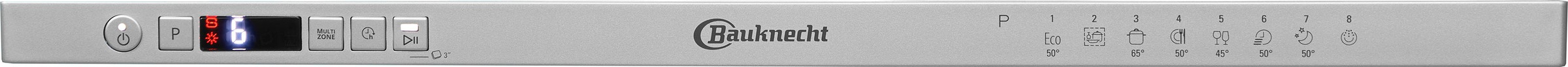 BAUKNECHT vollintegrierbarer Geschirrspüler »B0I D551A S«, 14 Maßgedecke, ActiveDry - automatisches Türöffnungssystem