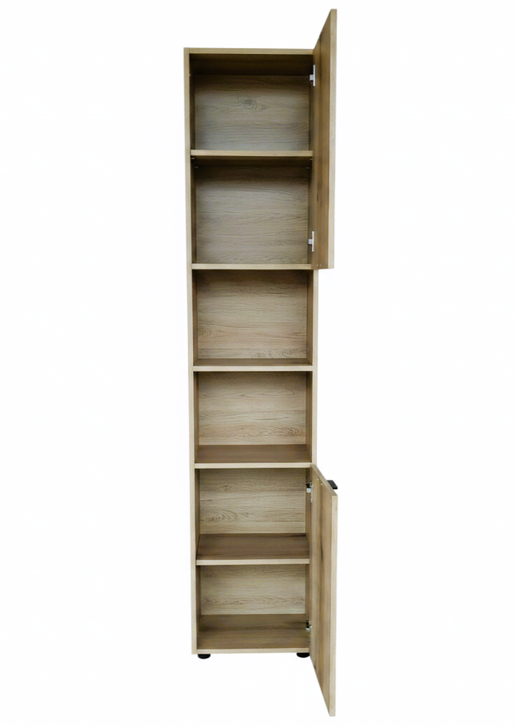 OTTO home Hochschrank »Baltrum« 4 Stk. tlg. Breite 40 cm dekorative Lamellenoptik