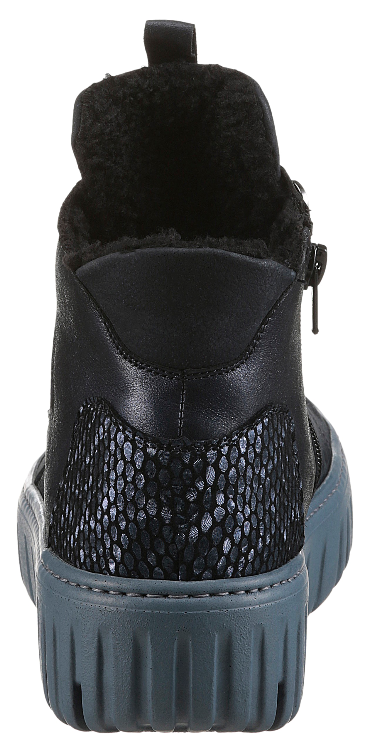 Waldläufer Winterboots »H-LIVIA«, Schnürboots, Komfort-Stiefelette in Bequemweite G (= weit)