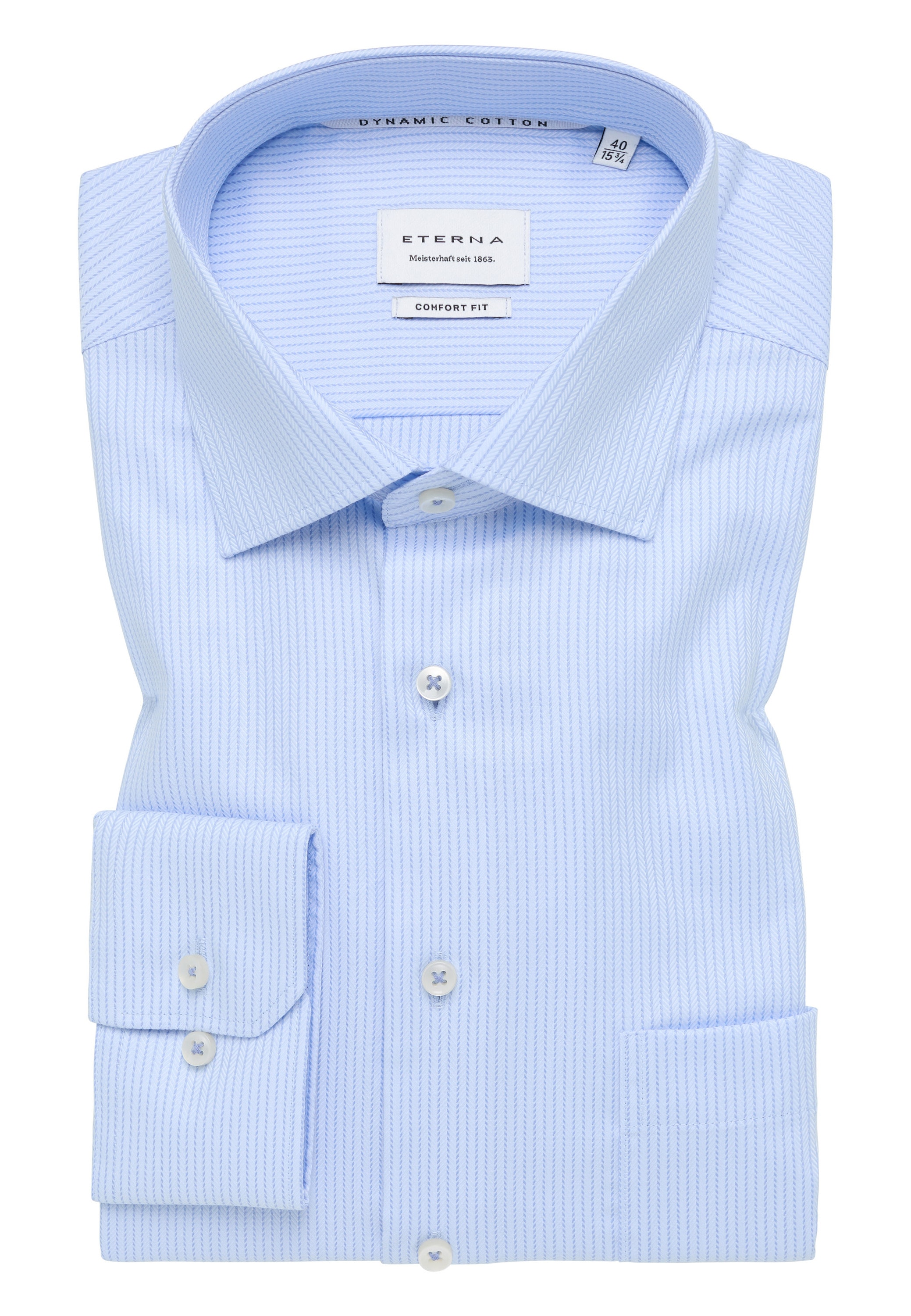 Eterna Langarmhemd »COMFORT FIT«, NON IRON (bügelfrei)