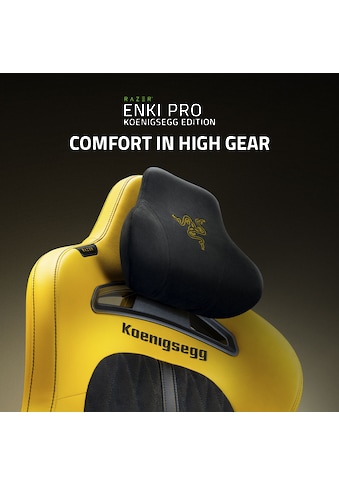 Gaming-Stuhl »ENKI PRO - KOENIGSEGG EDITION«, Kunstleder-Polyester