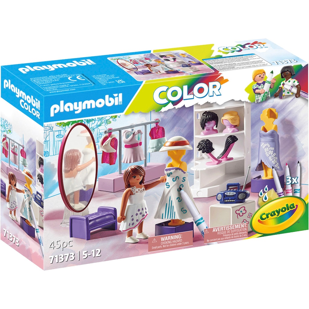 Playmobil® Konstruktions-Spielset »Fashion Design Set (71373), Color«, (45 St.)