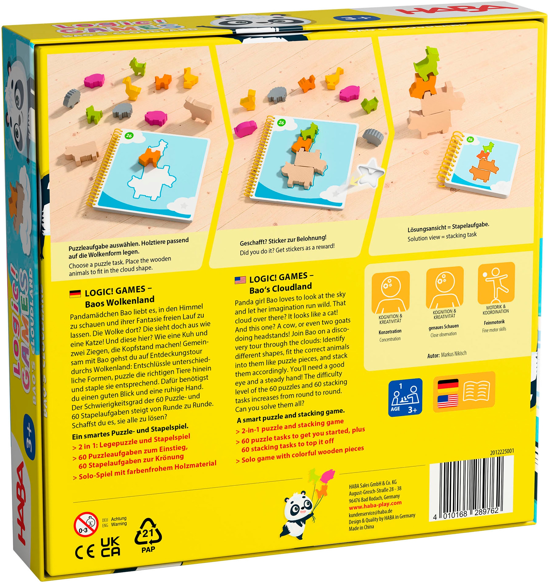 Haba Spiel »Baos Wolkenland, Logic! GAMES«