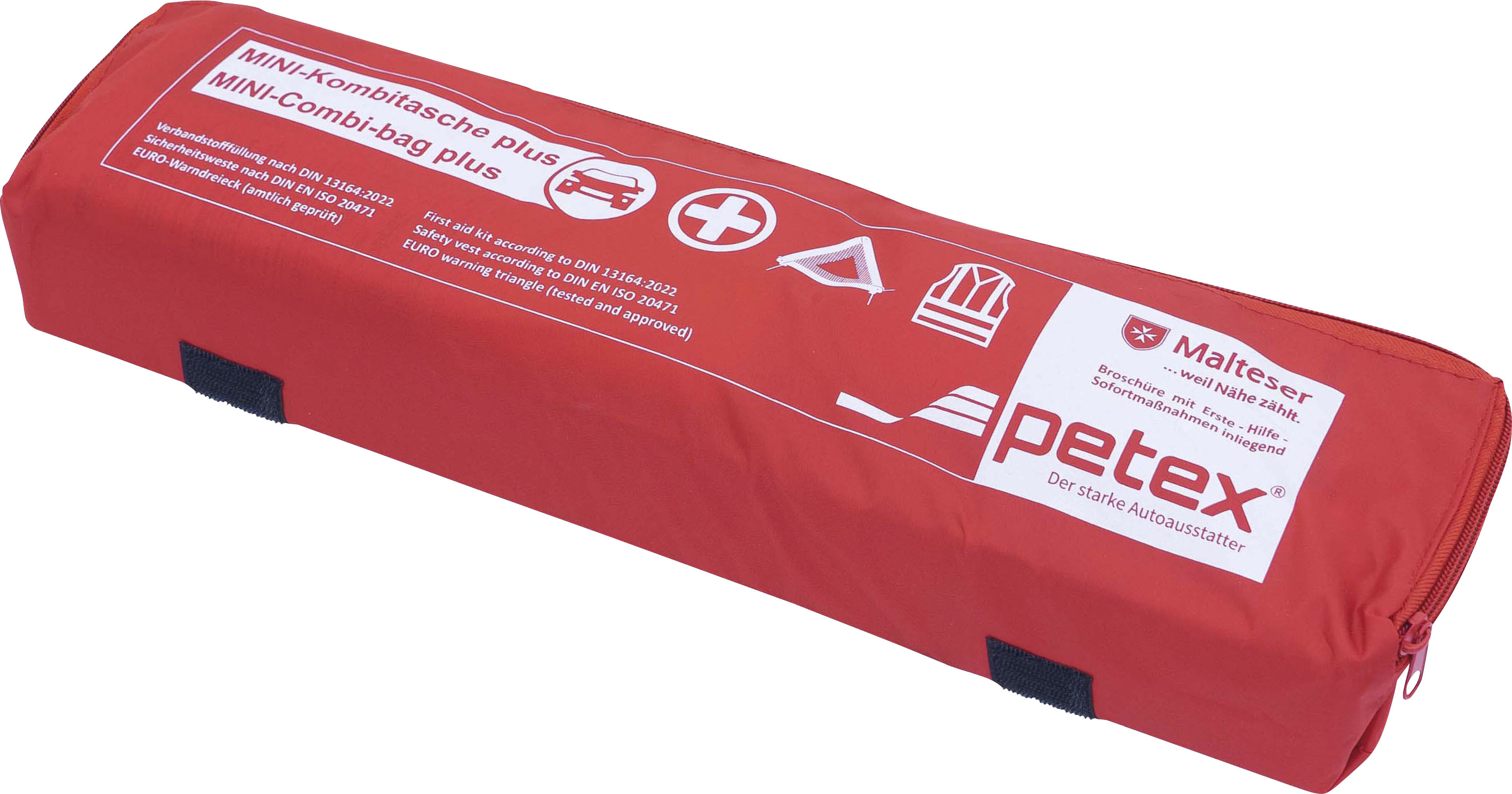 KFZ-Verbandtasche »PLUS«, (inkl. Warndreieck und Sicherheitsweste), Kombitasche mit...