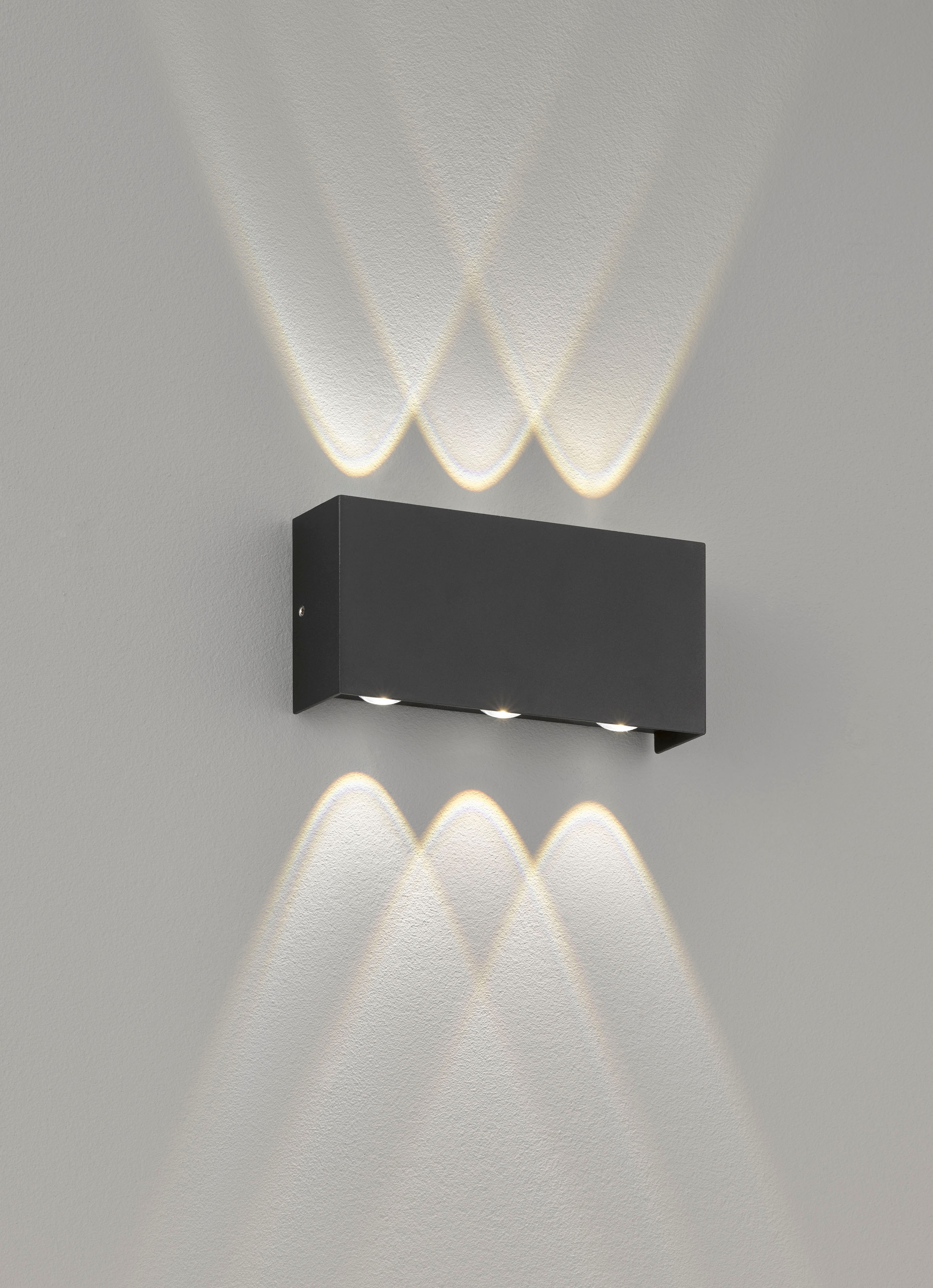 FISCHER & HONSEL LED Außen-Wandleuchte »Nairobi«, 3 flammig, Leuchtmittel LED-Modul | LED fest integriert