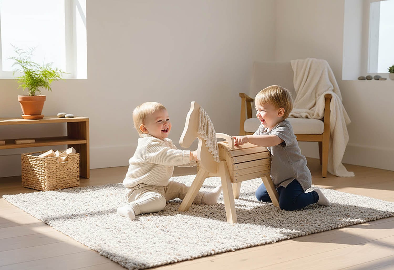 Pinolino® Holzpferd »Kleines Holzpferd Nelli« aus Holz