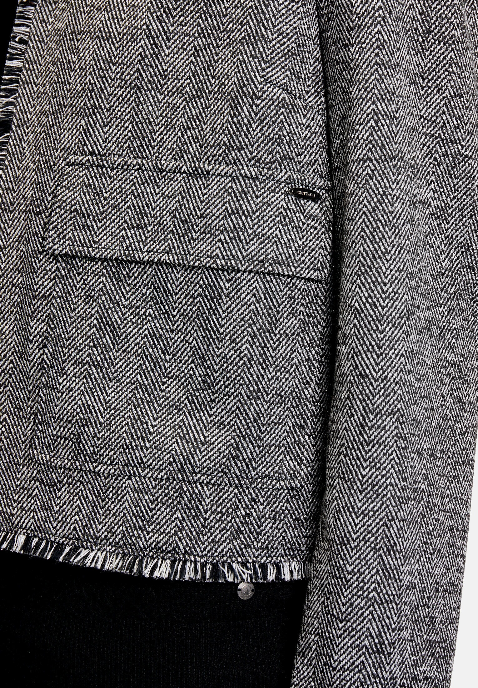 Betty&Co Jackenblazer »Damen mit Fransen«