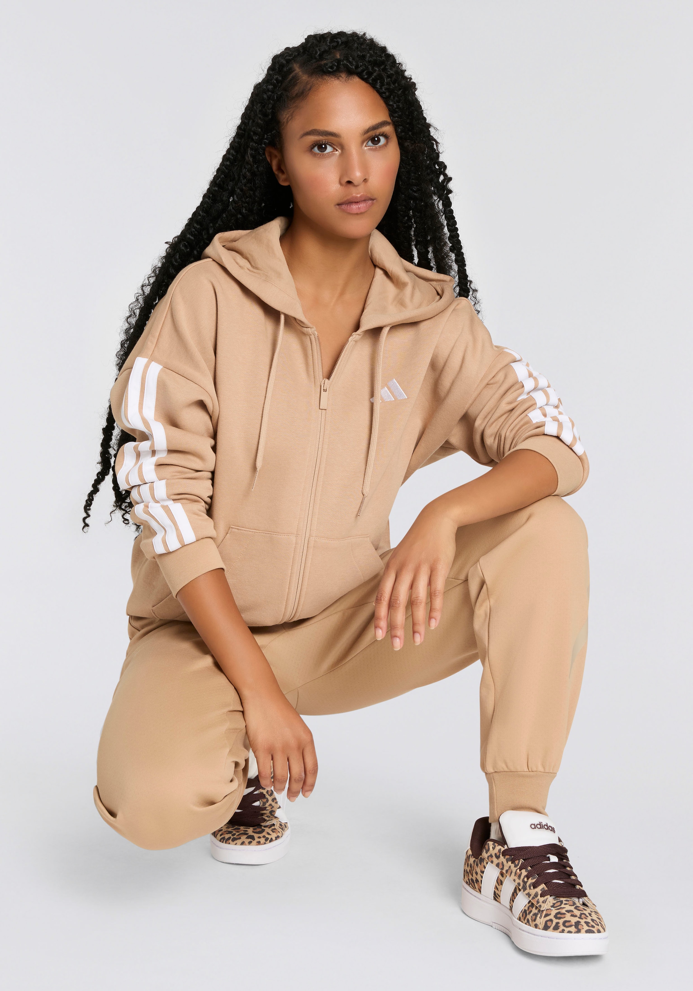 adidas Sportswear Kapuzensweatshirt »W 3S FL FZ HD«