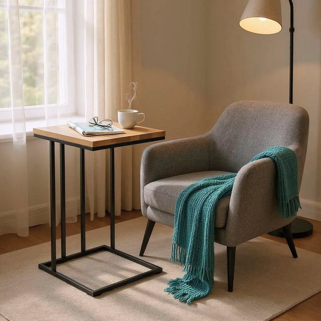 HAKU Beistelltisch »Sofatisch, Wohnzimmertisch« 1 Stk. tlg. rechteckig - aus Massivholz Braun B/T/H 35/46/68 cm