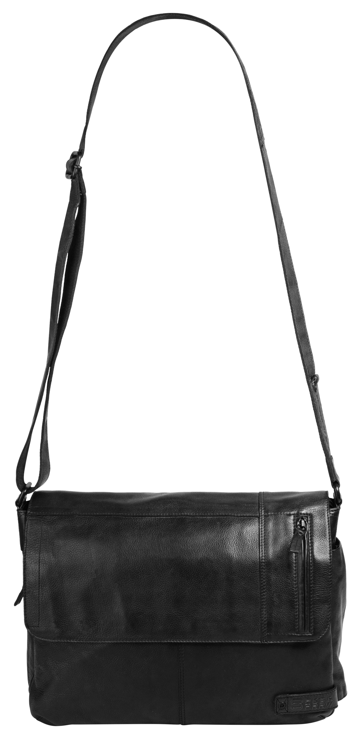 Spikes & Sparrow Messenger Bag, echt Leder