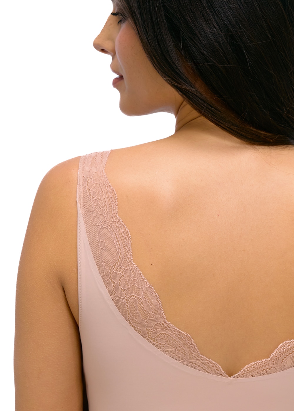 MAGIC Bodyfashion Stringbody leichter Shape-Effekt, elegant, mit Spitze