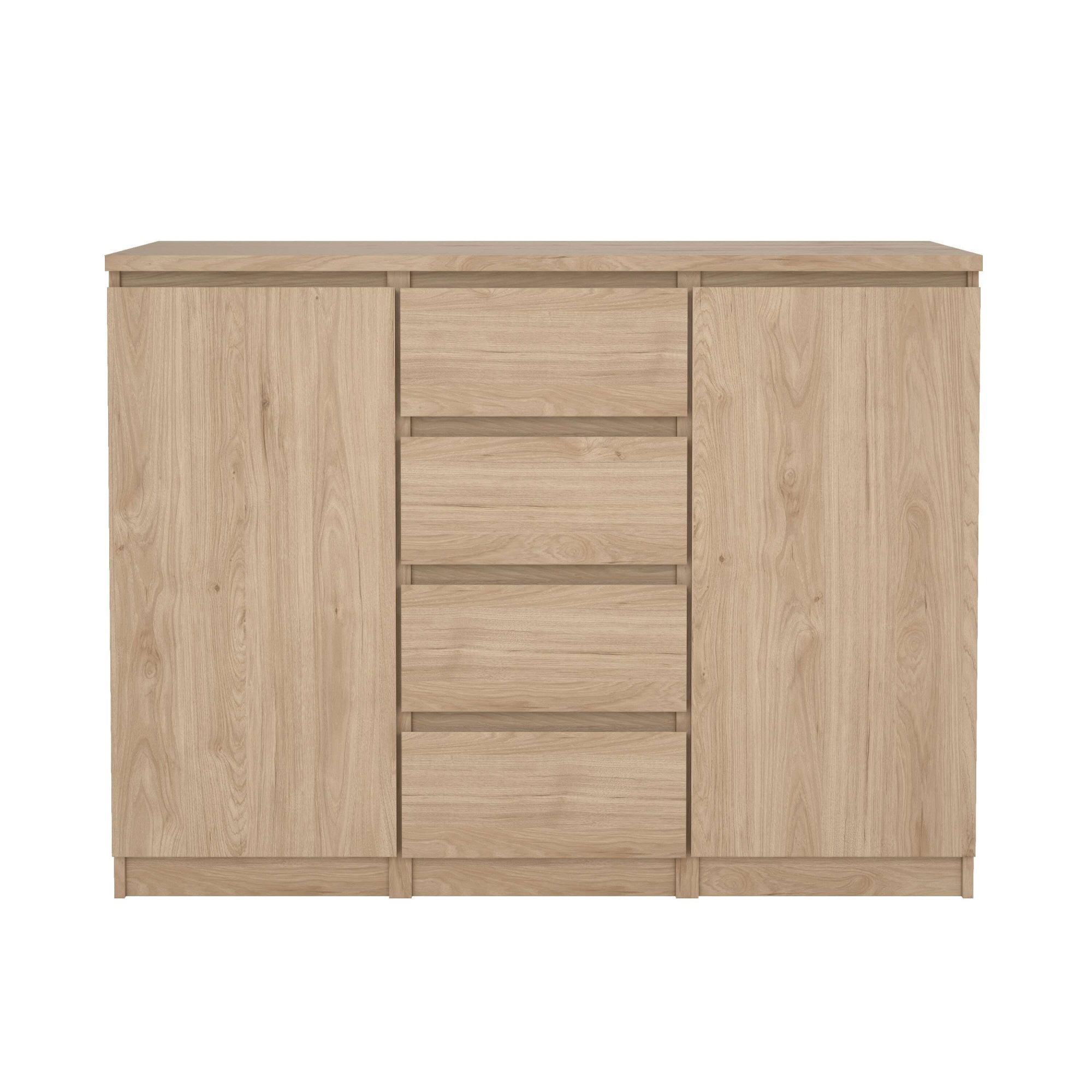 INOSIGN Kommode »Naia, Sideboard, 4 Schubladen, 2 Türen, Aufbewahrung, grifflose Front«