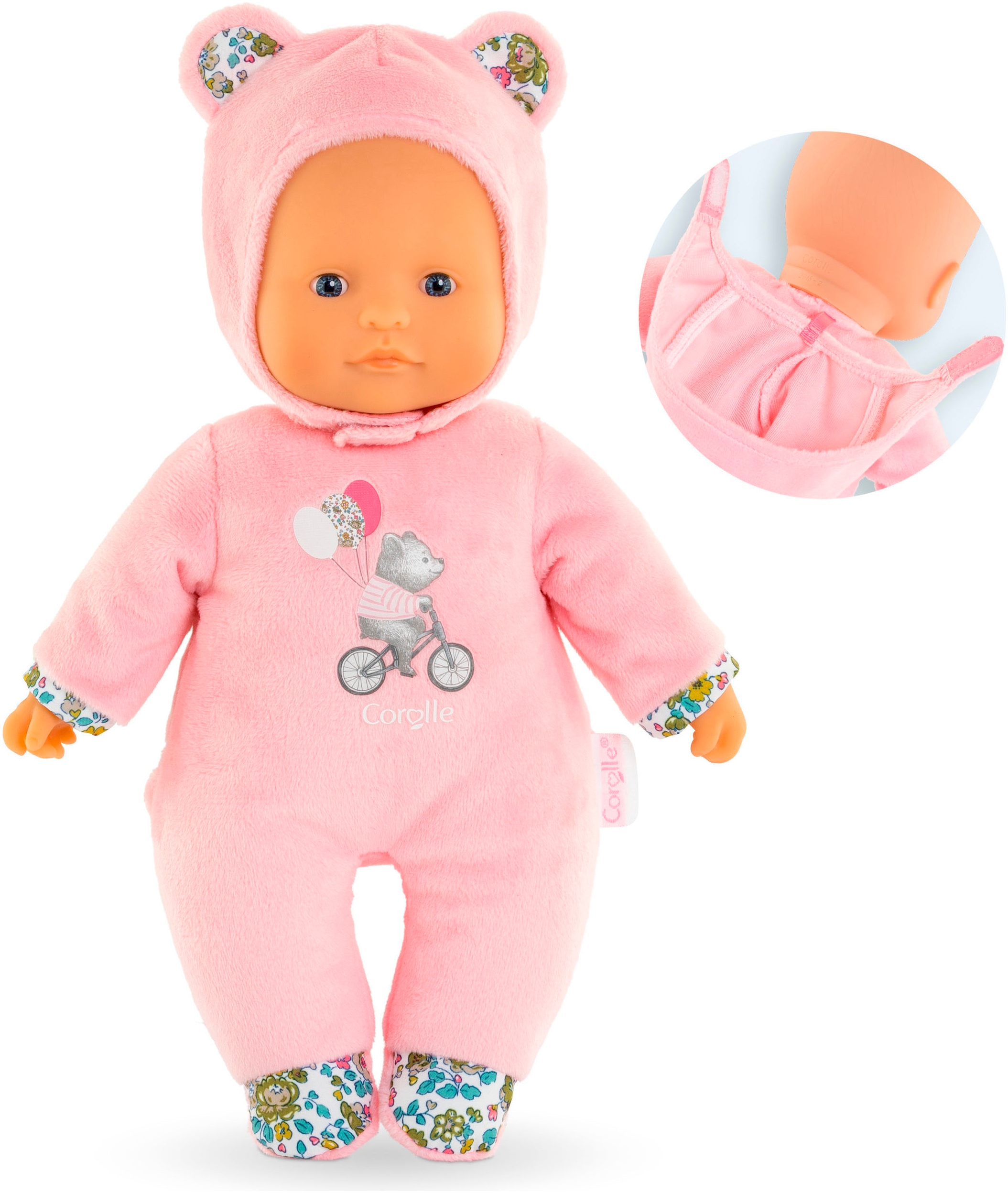 Corolle® Babypuppe »Mon Doudou, Sweetheart, rosa Bär«, mit Vanilleduft