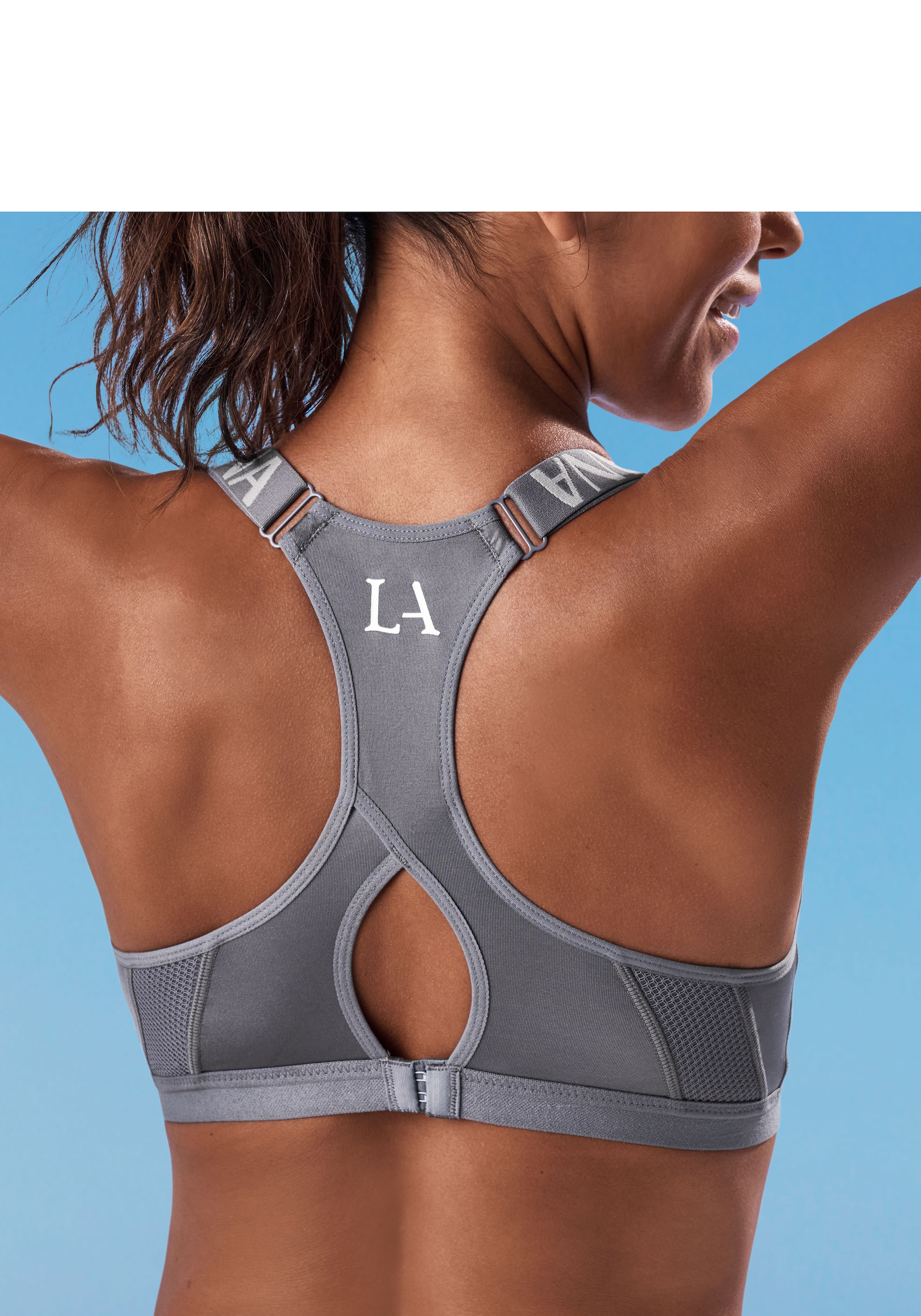 LASCANA ACTIVE Sport-BH, mit eingearbeiteten Push-up-Kissen