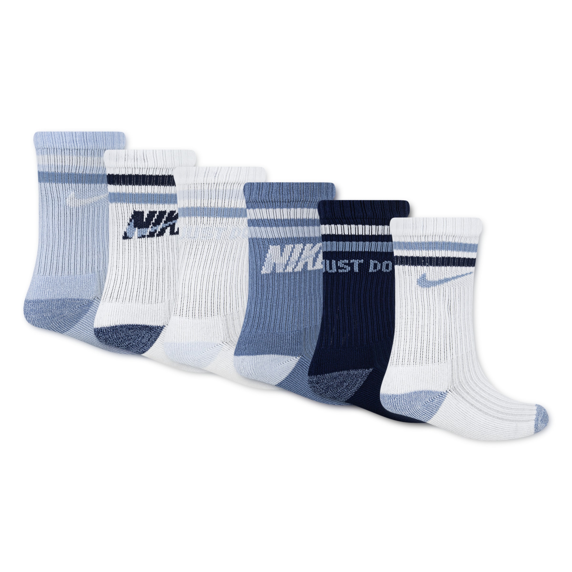 Nike Sportswear Socken »NHN 6PK SUPER SOFT MARL MICRO« 6 Paar tlg. 6er-Pack, für den Alltag, mit Viskose-Anteil, elastische Fasern