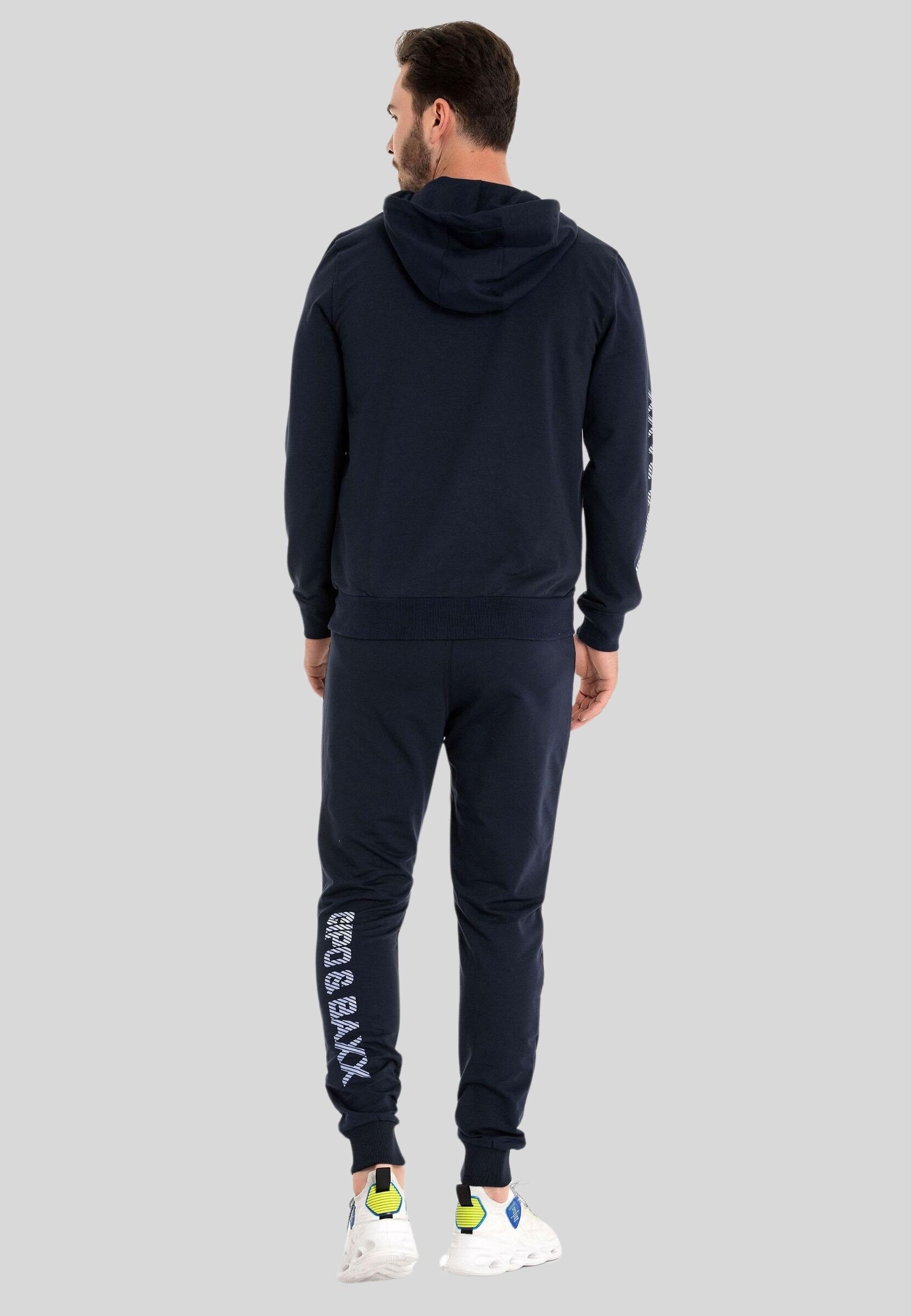 Cipo & Baxx Trainingsanzug "HOMEWEAR" 2 Stk. mit Allover-Musterung günstig online kaufen