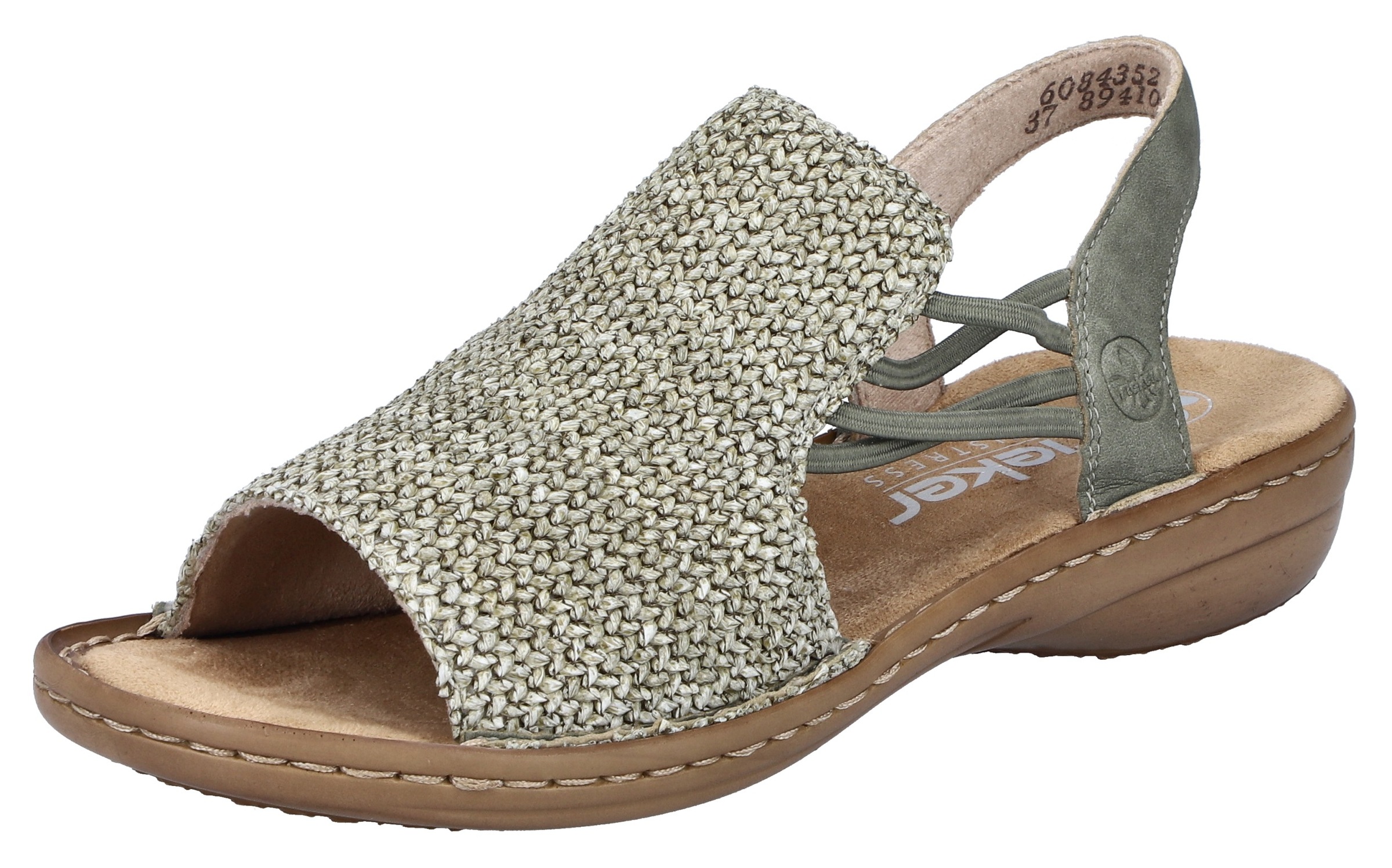 Rieker Sandale, Sommerschuh, Sandalette, Schlupfschuh mit seitlichen Gummiz günstig online kaufen