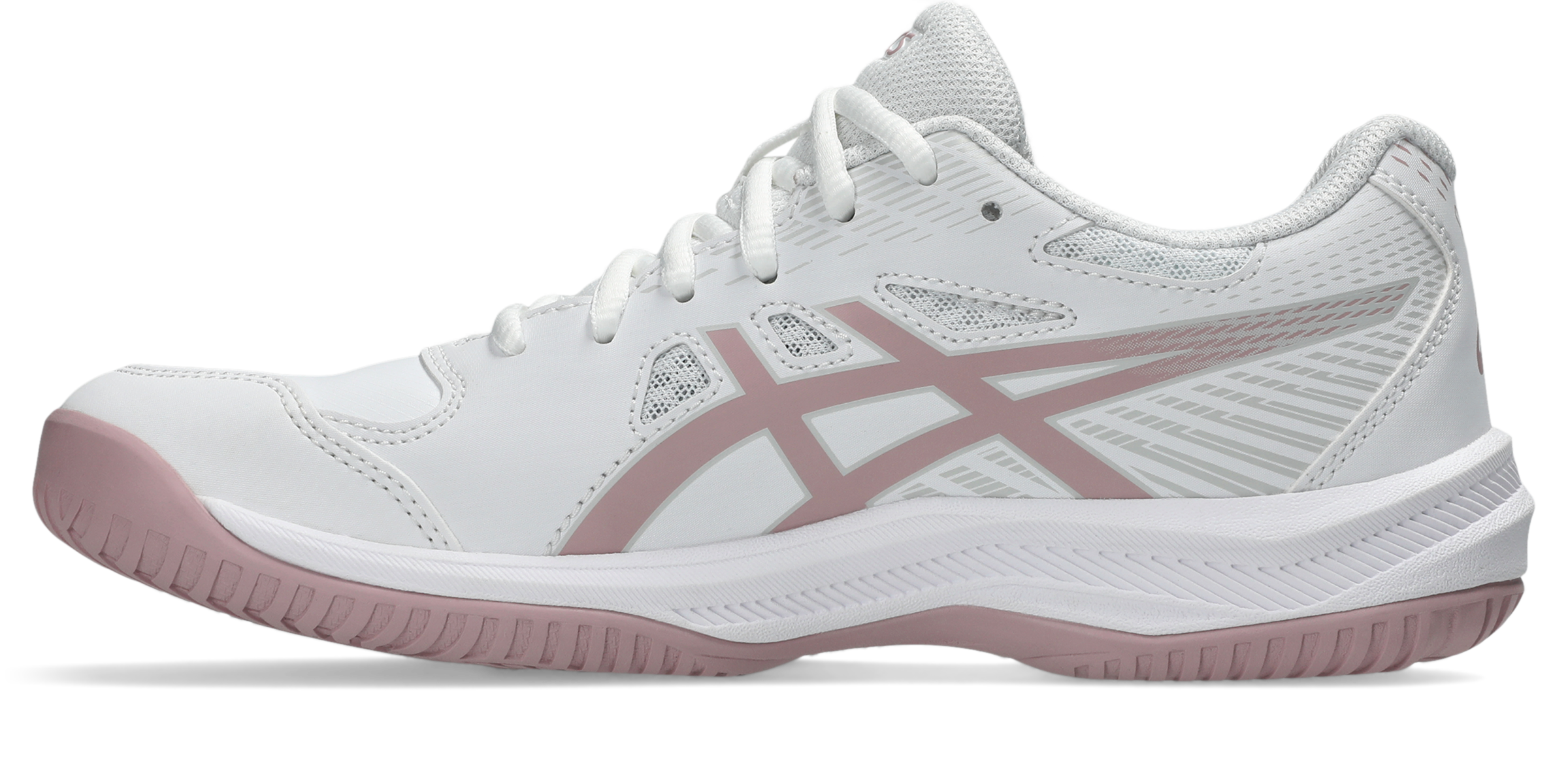 Asics pour femme. 1042A283 Court Slide 4 blanc (40), Plat, Lacets, Sport, Multisport 2