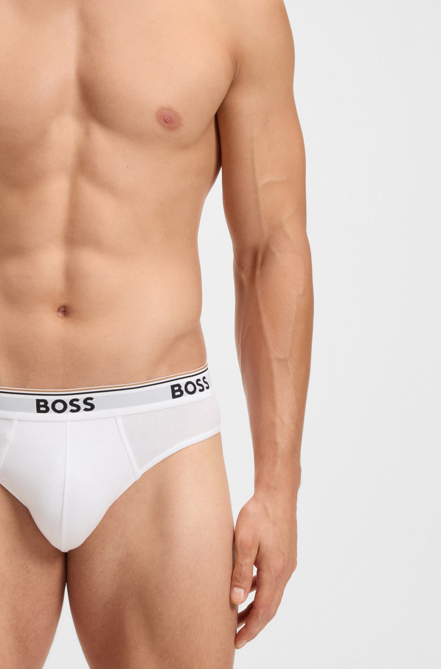 Boss Slips Power 3 Unités White M Homme 5