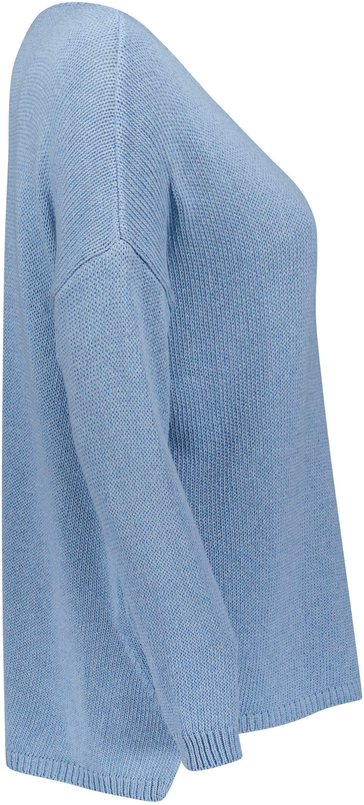 Please Jeans Rundhalspullover »PL-M49«, in schöner Melange-Optik, One Size