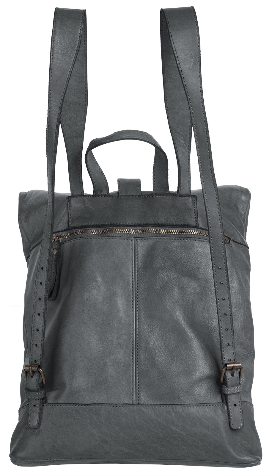 forty° Tagesrucksack, echt Leder, Made in Italy