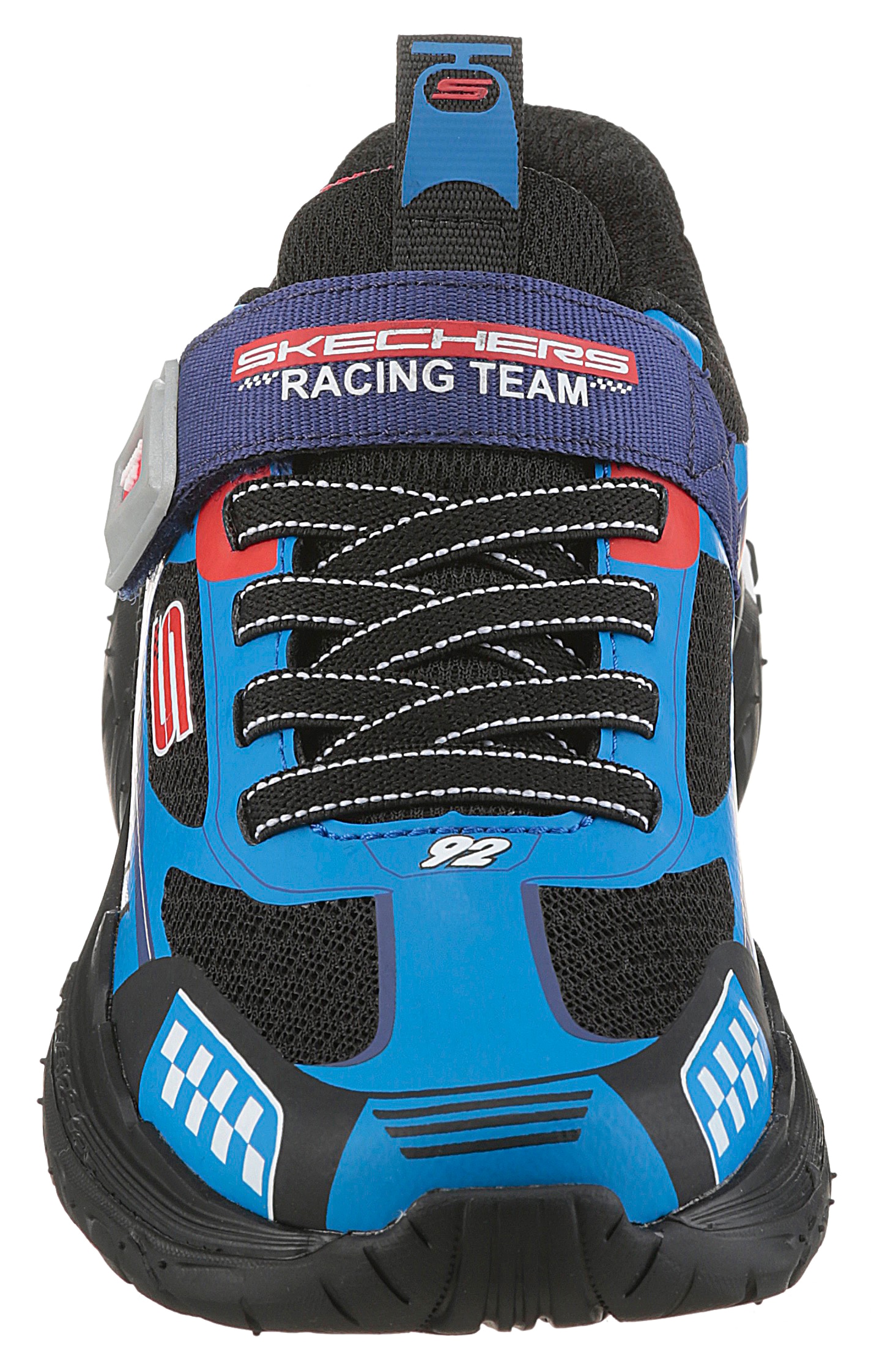 Skechers Sneaker »SKECH TRACKS«, Sneaker, Freizeitschuh mit Rennwagen, Größenschablone zum Download