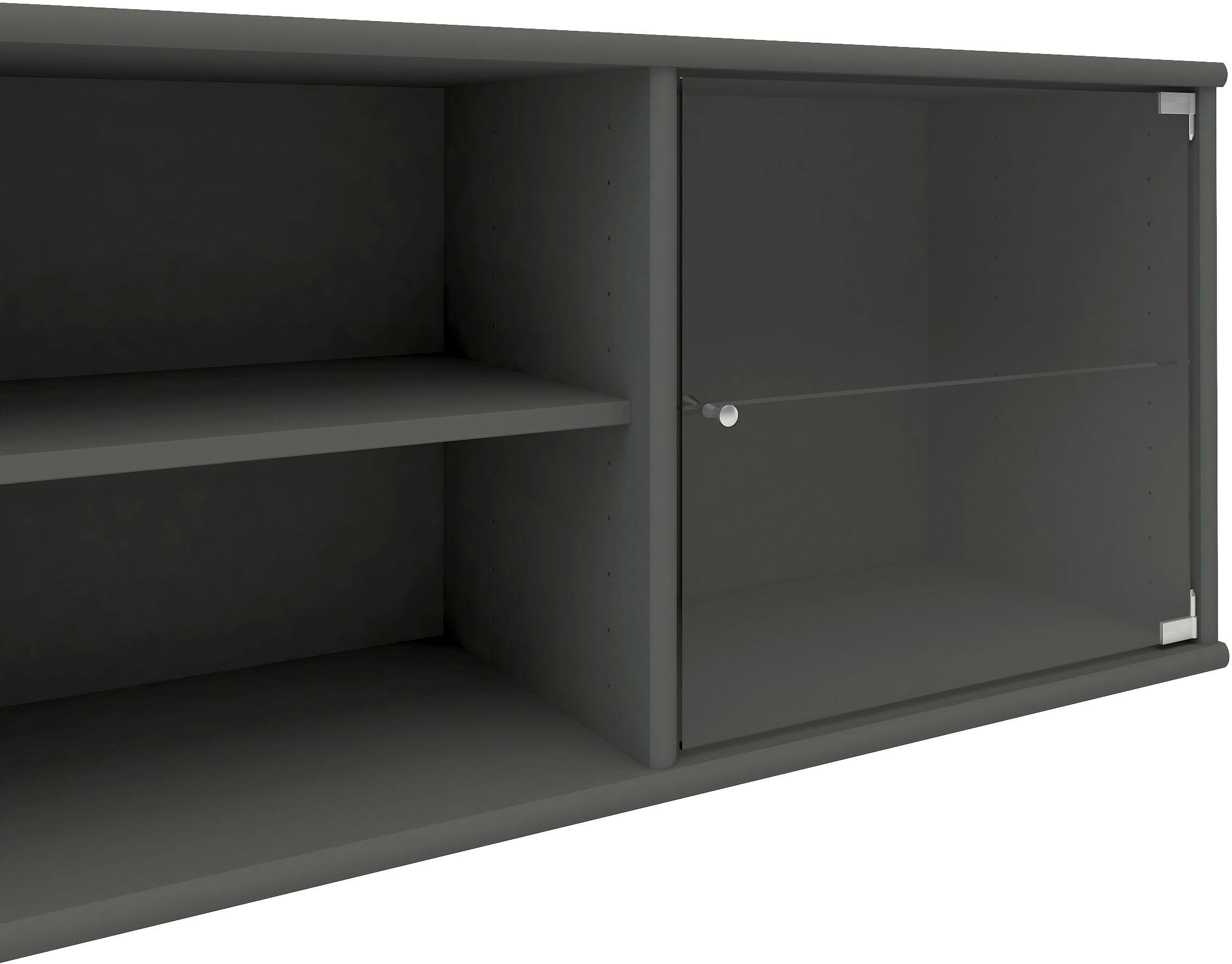 Thumbnail - Hammel Furniture Regal "Mistral, Hochwertig Lowboard, hängend/stehend montierbar", mit zwei Glastüren, B: 177 cm, lowboa...
