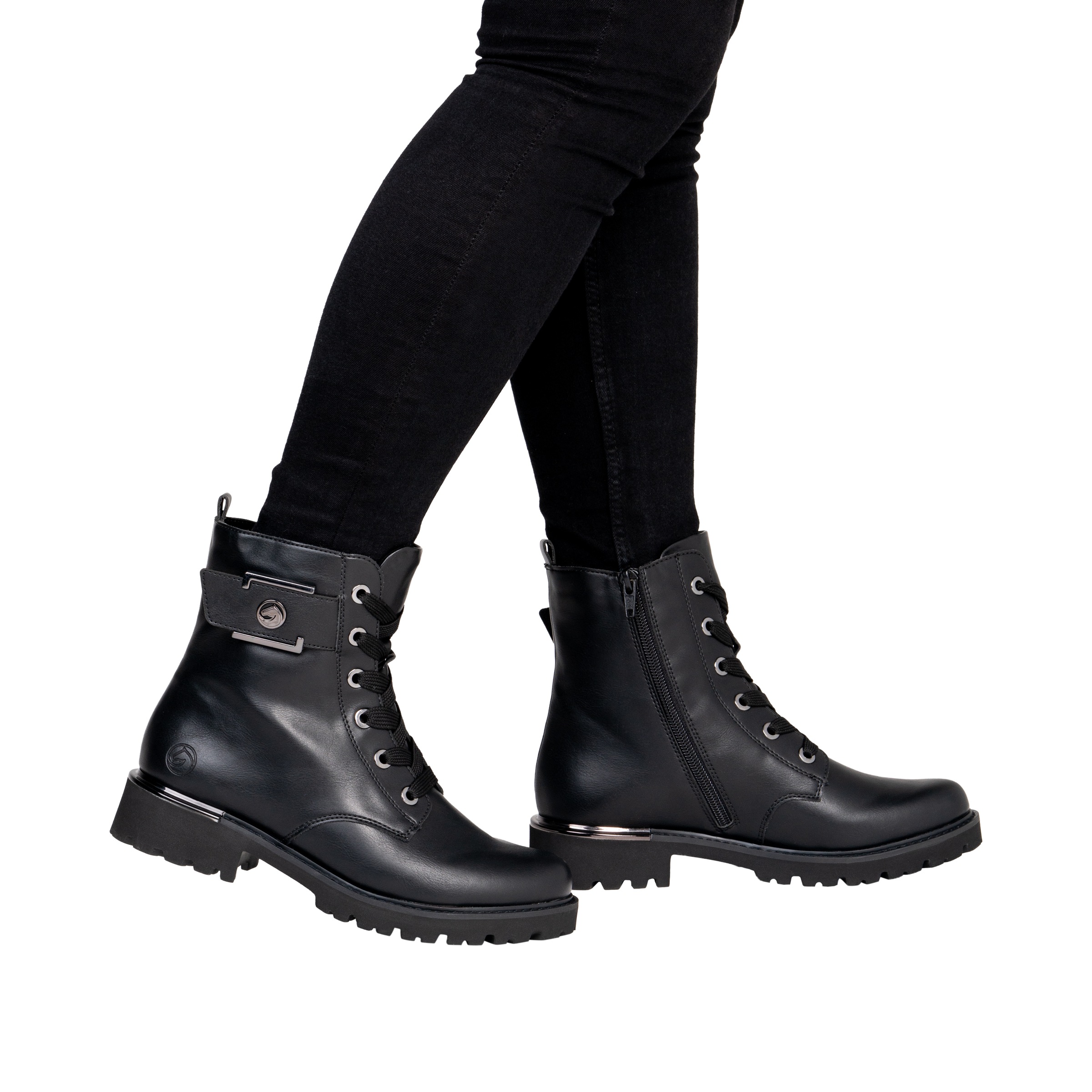Remonte Schnürstiefelette  Schnürboots, Workerboots mit Profilsohle