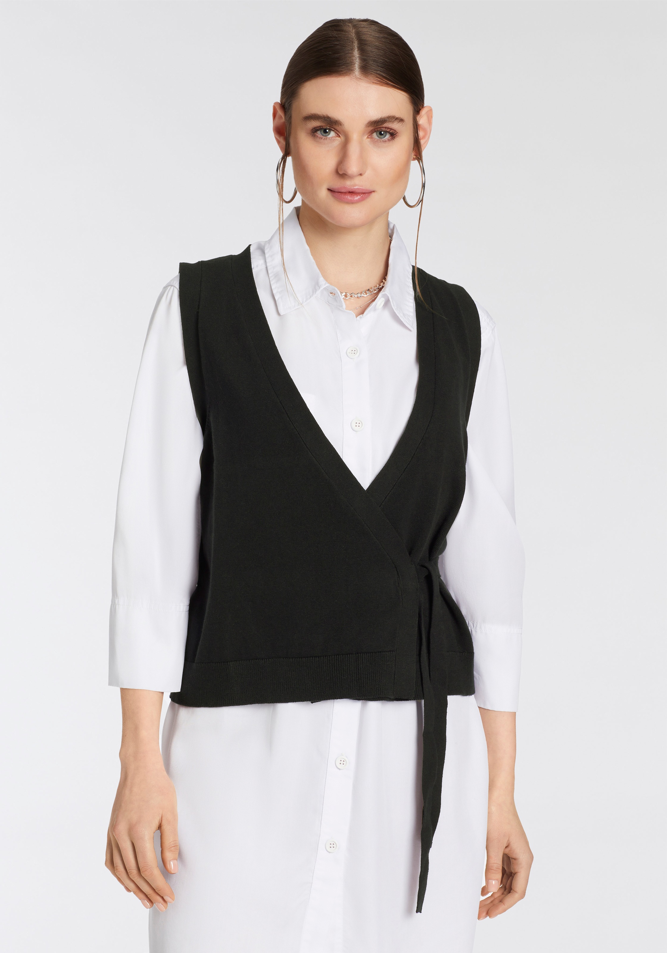 OTTO products Wickelstrickjacke "GOTS zertifiziert-CIRCULAR COLLECTION" mit günstig online kaufen