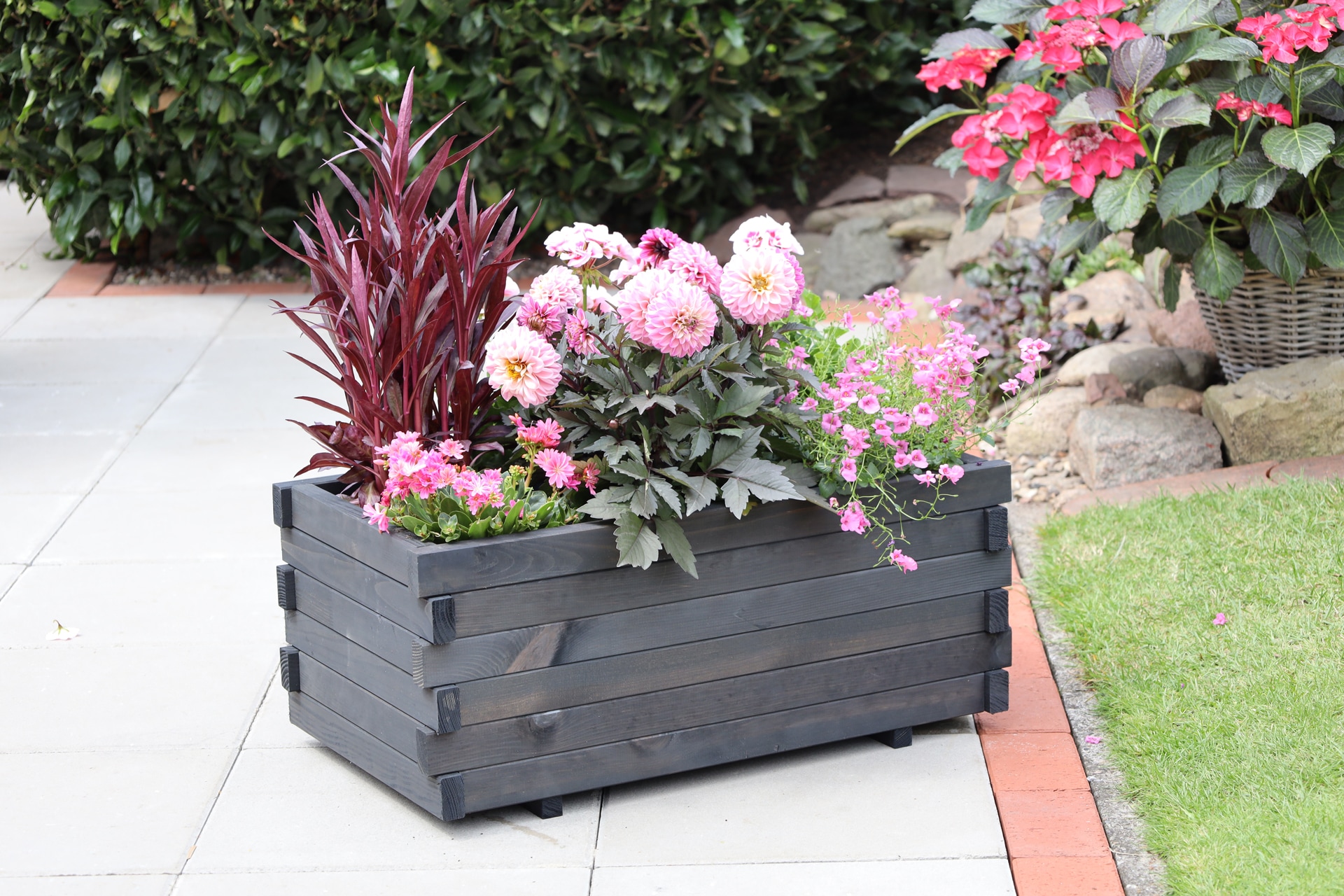 promadino Blumenkasten »Lucca«, BxTxH: 69x39x30 cm