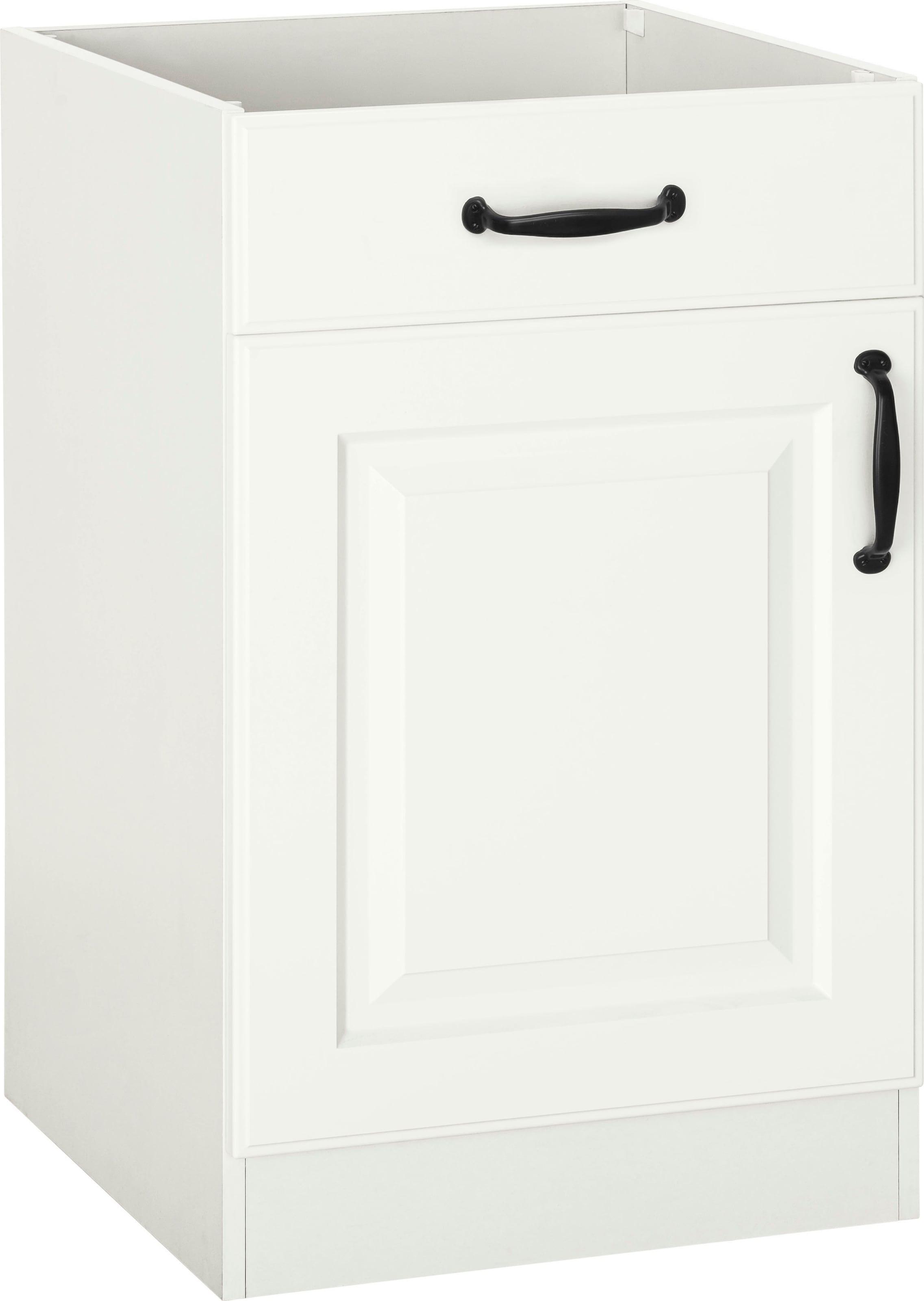 wiho Küchen Unterschrank »Erla«, 50 cm breit mit Kassettenfront, ohne Arbeitsplatte