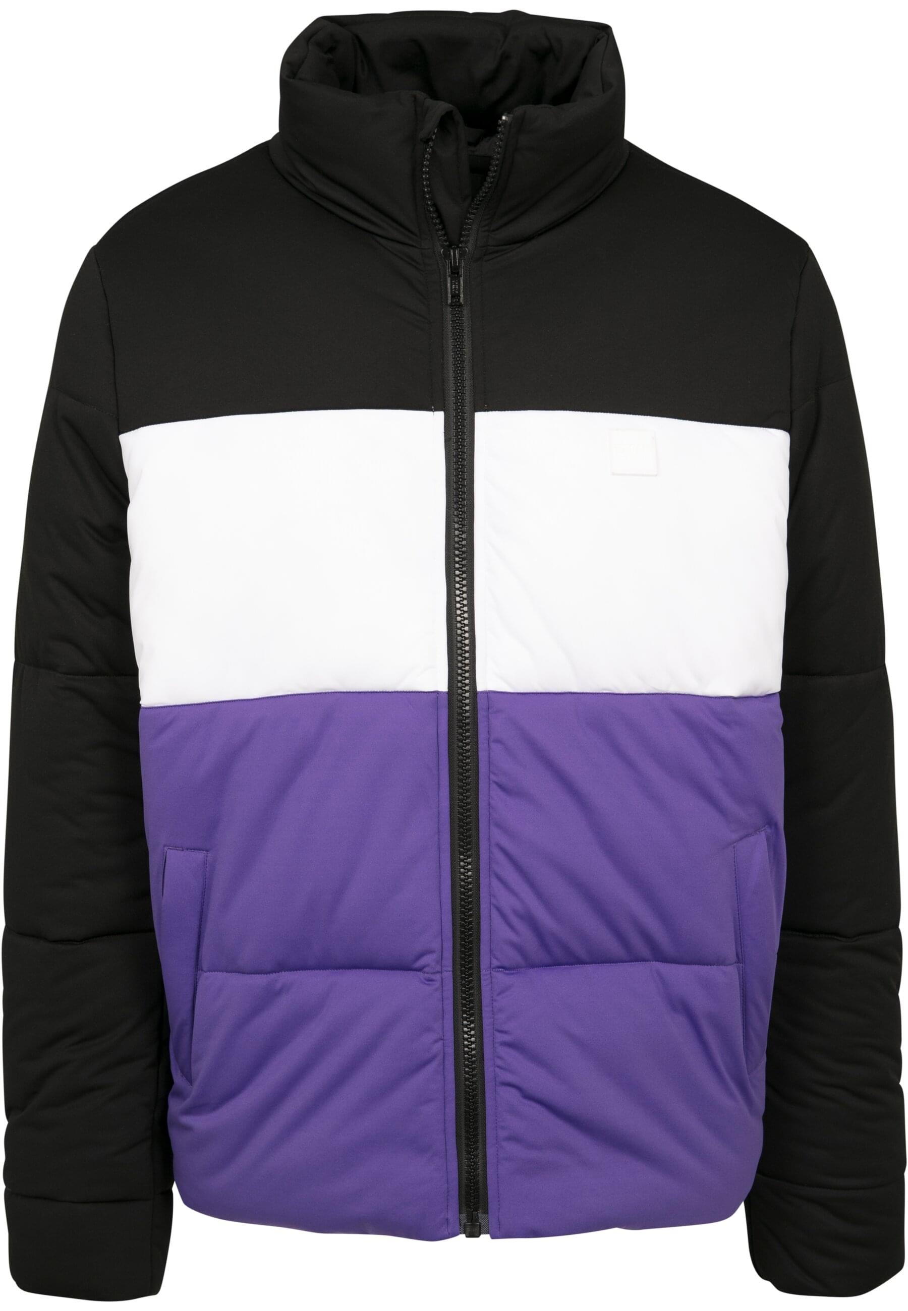 URBAN CLASSICS Winterjacke »Urban Classics Herren 3-Tone Boxy Puffer Jacket«, (1 St.), ohne Kapuze