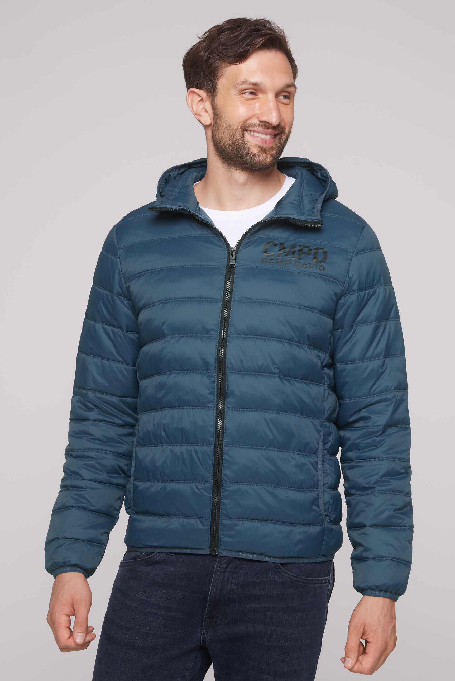 CAMP DAVID Outdoorjacke, mit Kapuze, mit Innentaschen günstig online kaufen