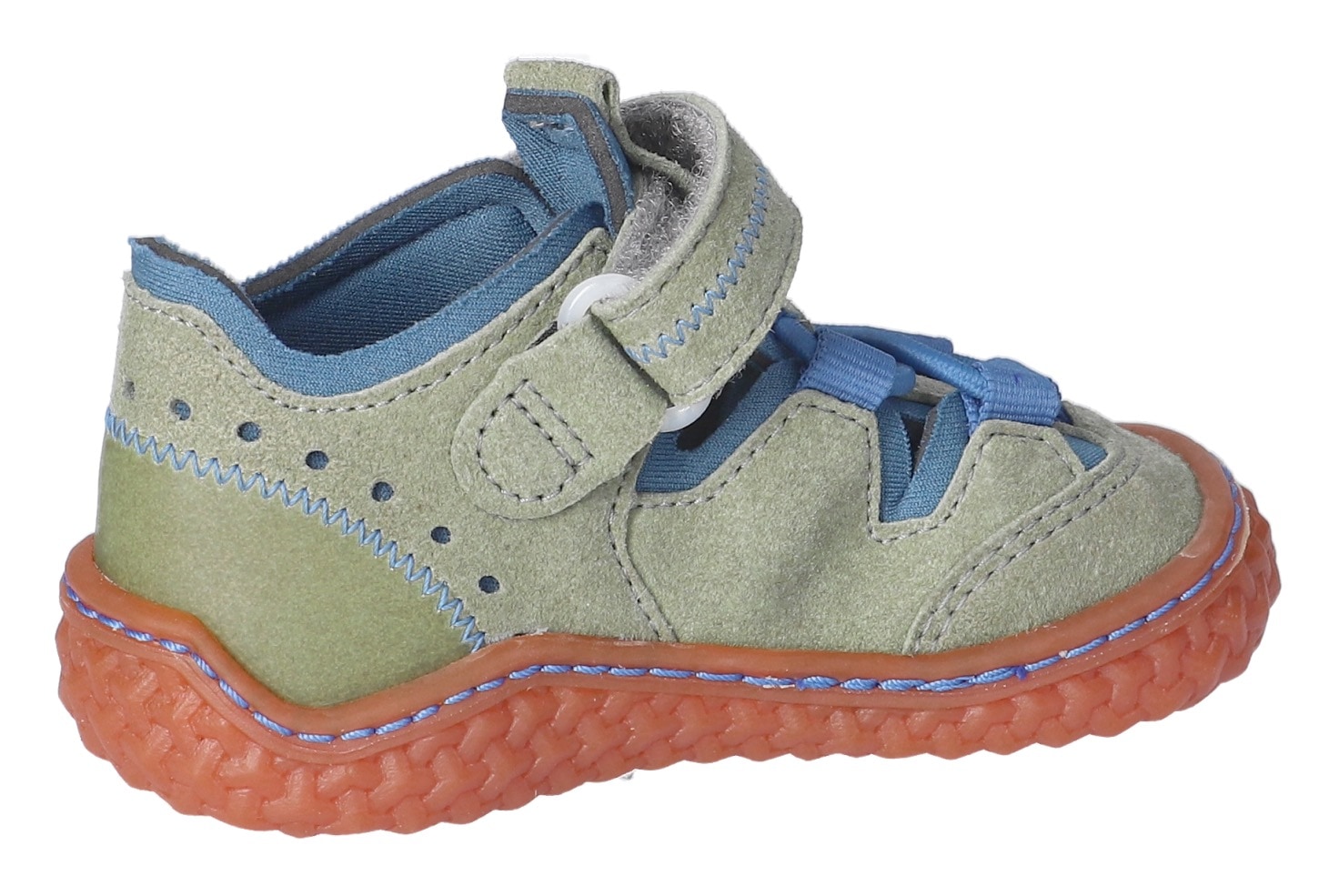 PEPINO by RICOSTA Barfußschuh »Jerry WMS: mittel«, Barfußschuh mit Gummizug u. Klett, Größenschablone zum Download