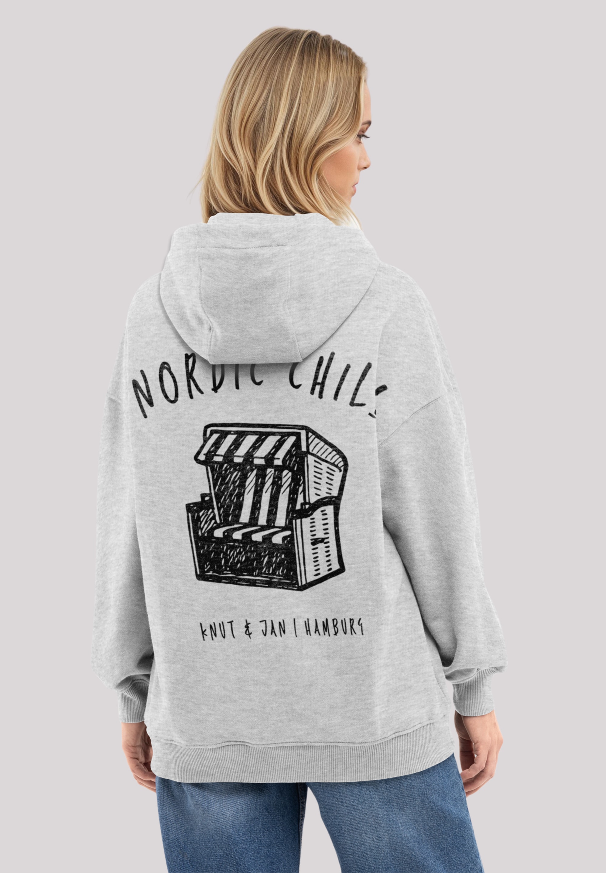 F4NT4STIC Kapuzenpullover »Knut und Jan Scribble Logo«, Osteee Kollektion, Urlaub, Ahoi Moin