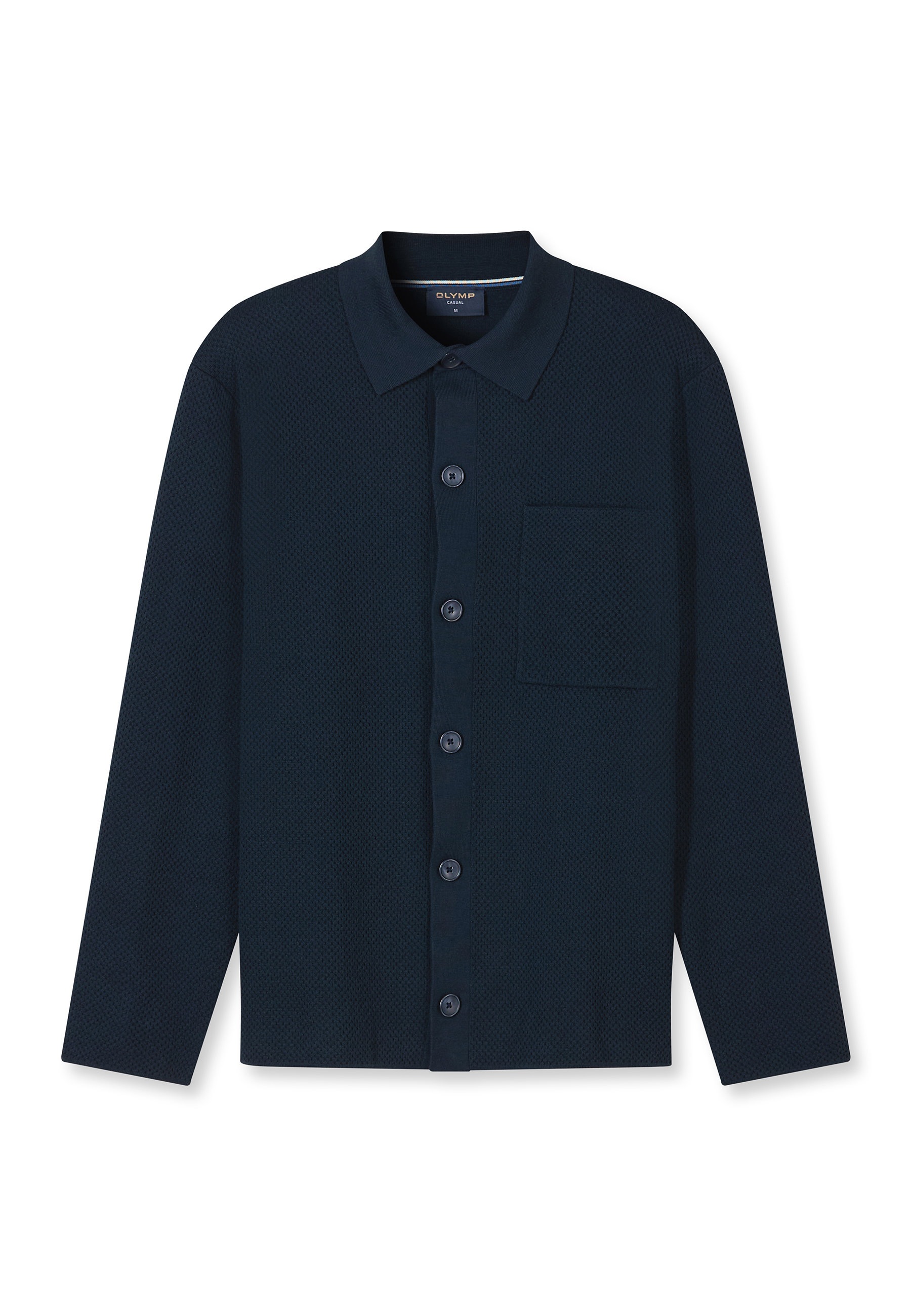 OLYMP Strickpullover "OLYMP Casual Strick, Overshirt" günstig online kaufen