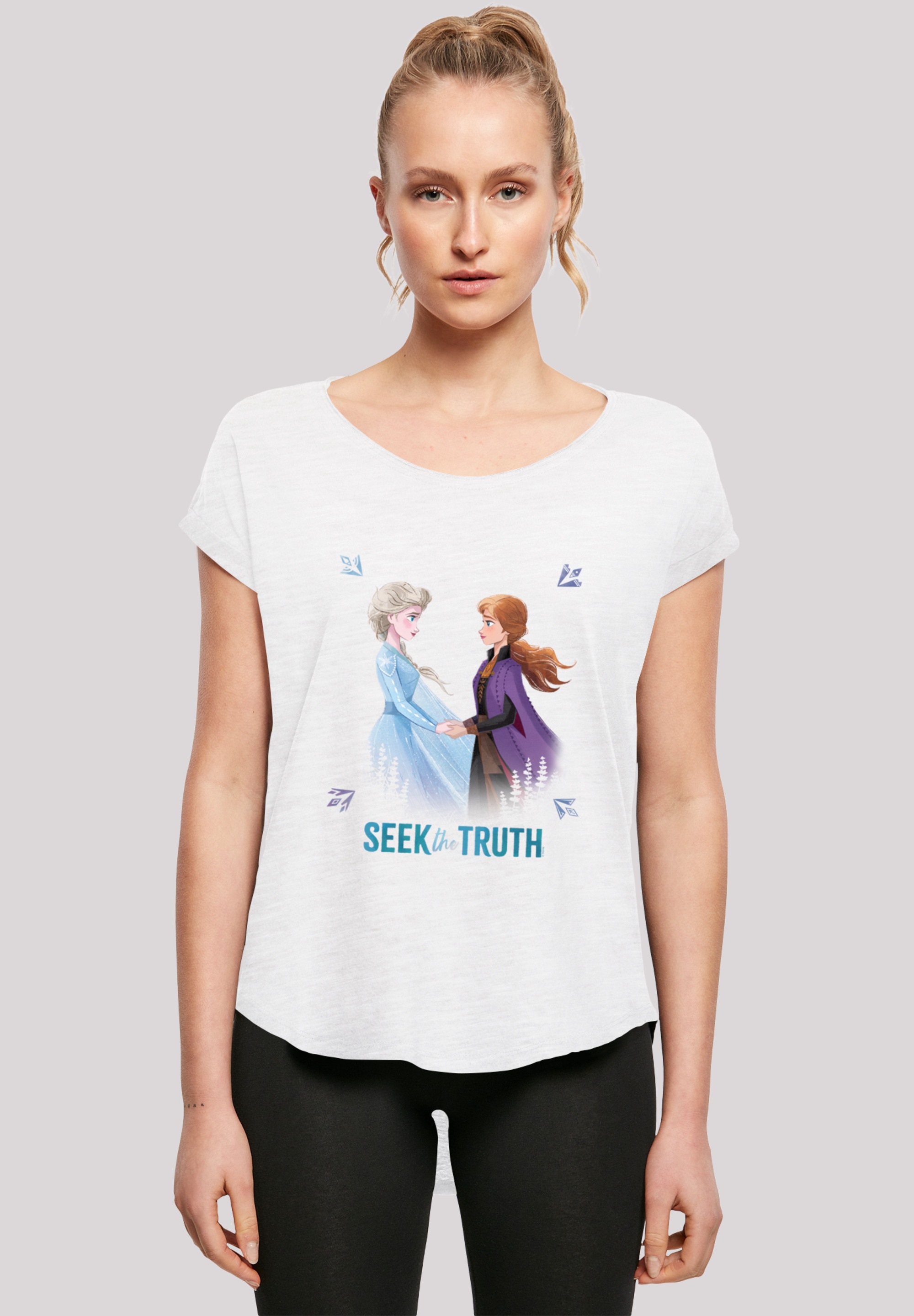 F4NT4STIC T-Shirt »Disney Frozen 2 Elsa And Anna Seek The Truth«, Print