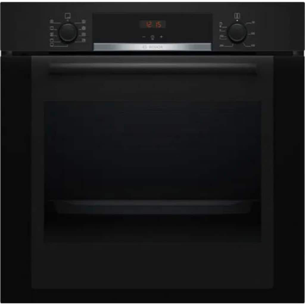 BOSCH Einbaubackofen »HBA3340B0«, Serie 4, HBA3340B0, mit Teleskopauszug mit Stoppfunktion, ecoClean Direct