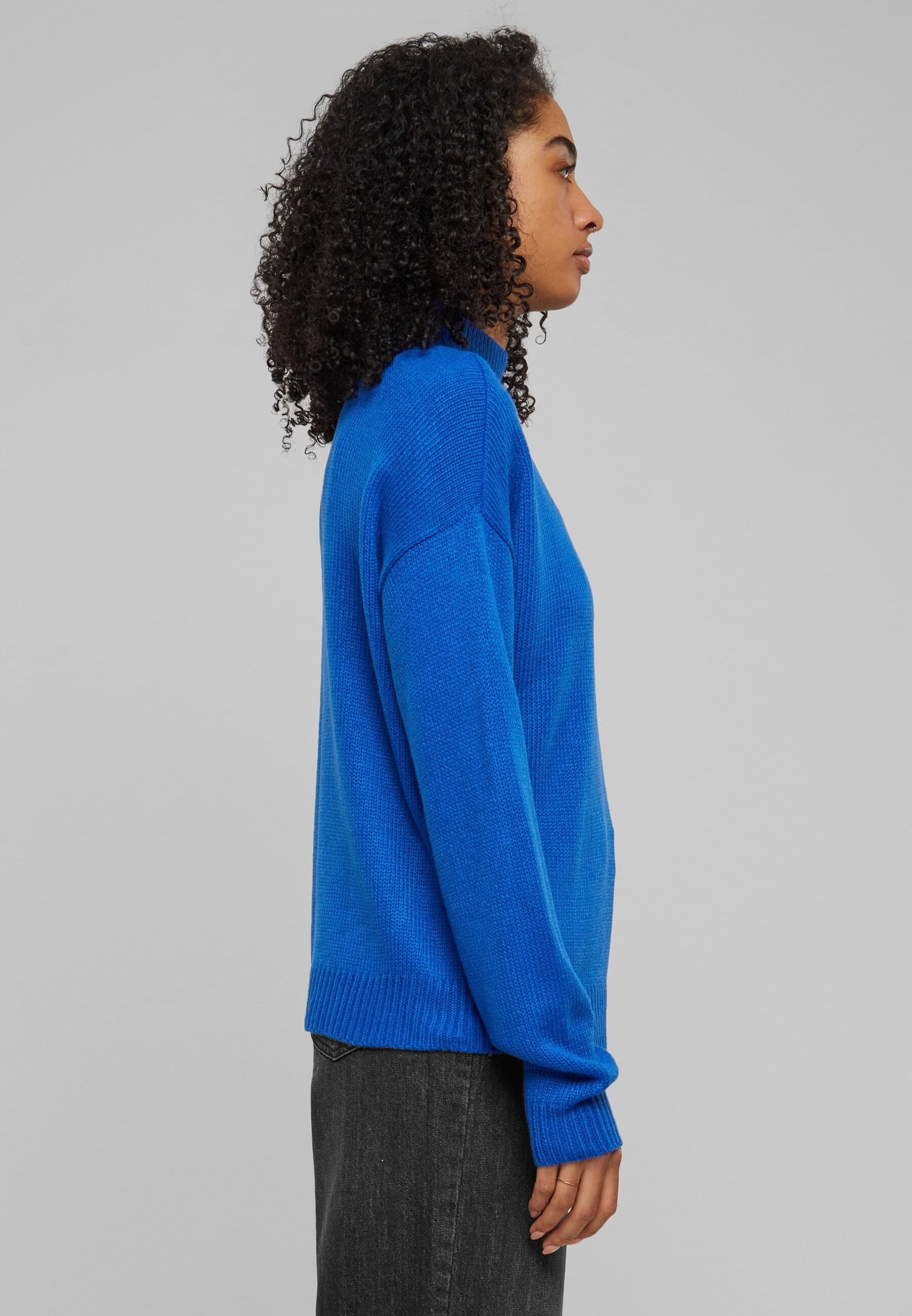 URBAN CLASSICS Rundhalspullover »Urban Classics Damen Ladies Oversize Turtleneck Sweater«, (1 tlg.)