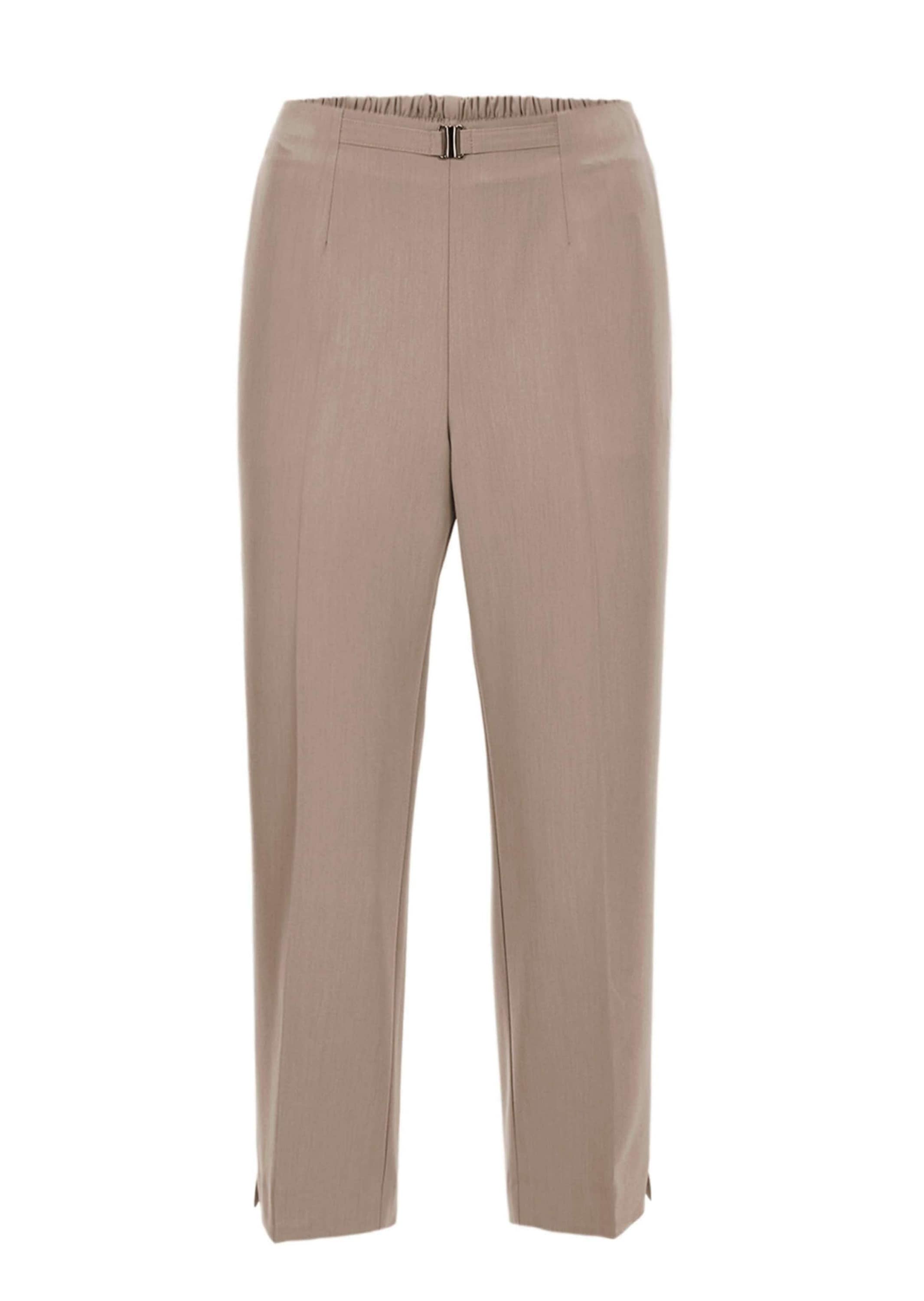 GOLDNER 7/8-Hose "3/4-Professlan-Schlupfhose Martha" mit Ziergürtel und-schließe