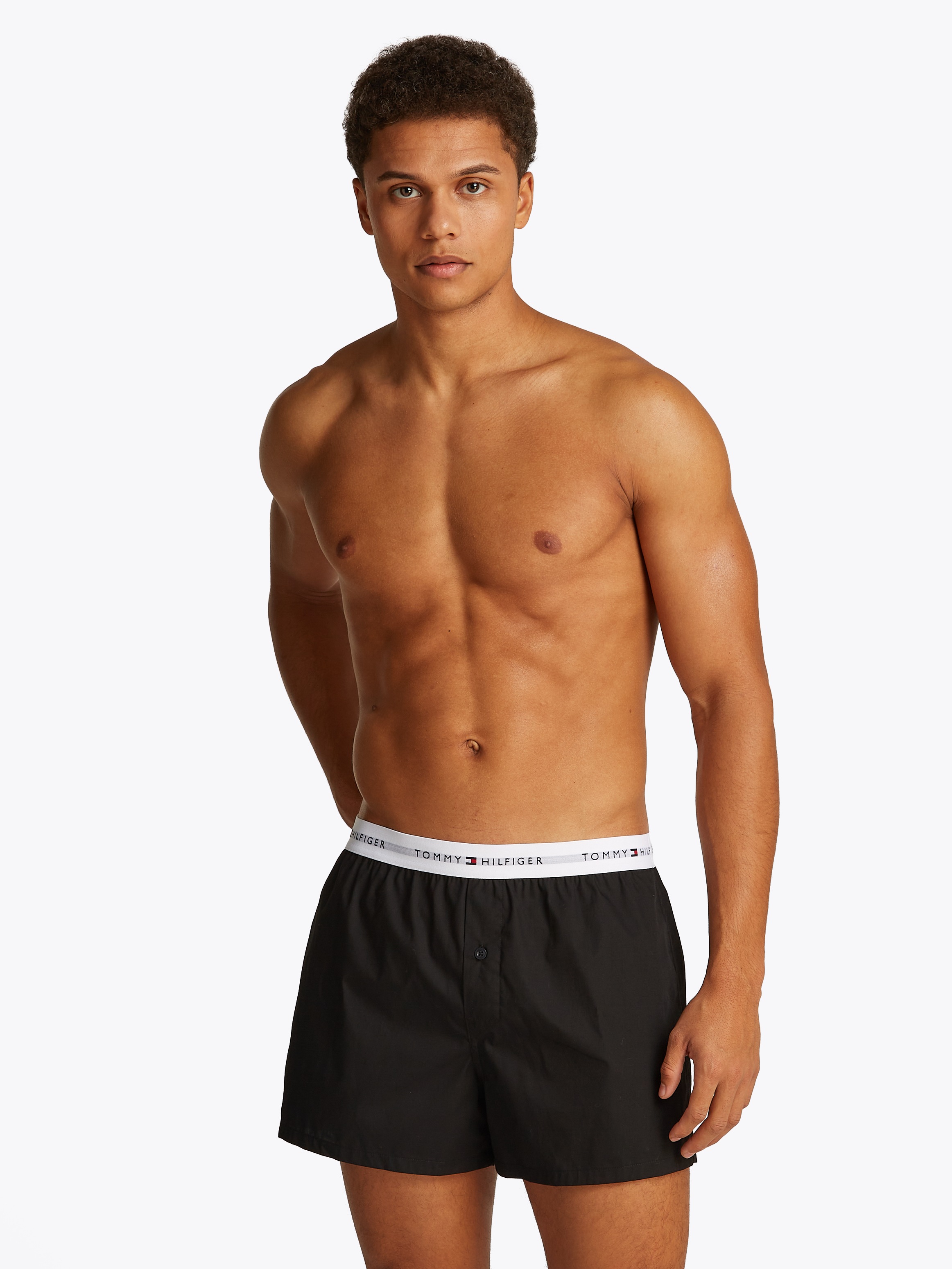 Tommy Hilfiger Underwear Webboxer "2P WOVEN BOXER", (Packung, 2 St., 2er), günstig online kaufen