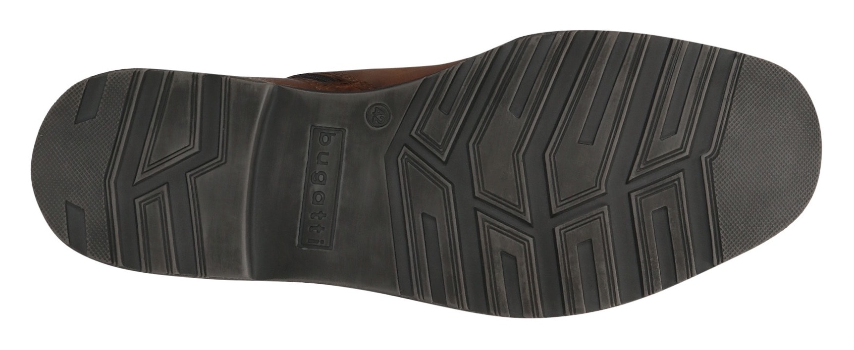 bugatti Schnürboots, Boots, Herrenschuh, Stiefelette mit seitlichem Logo-Branding
