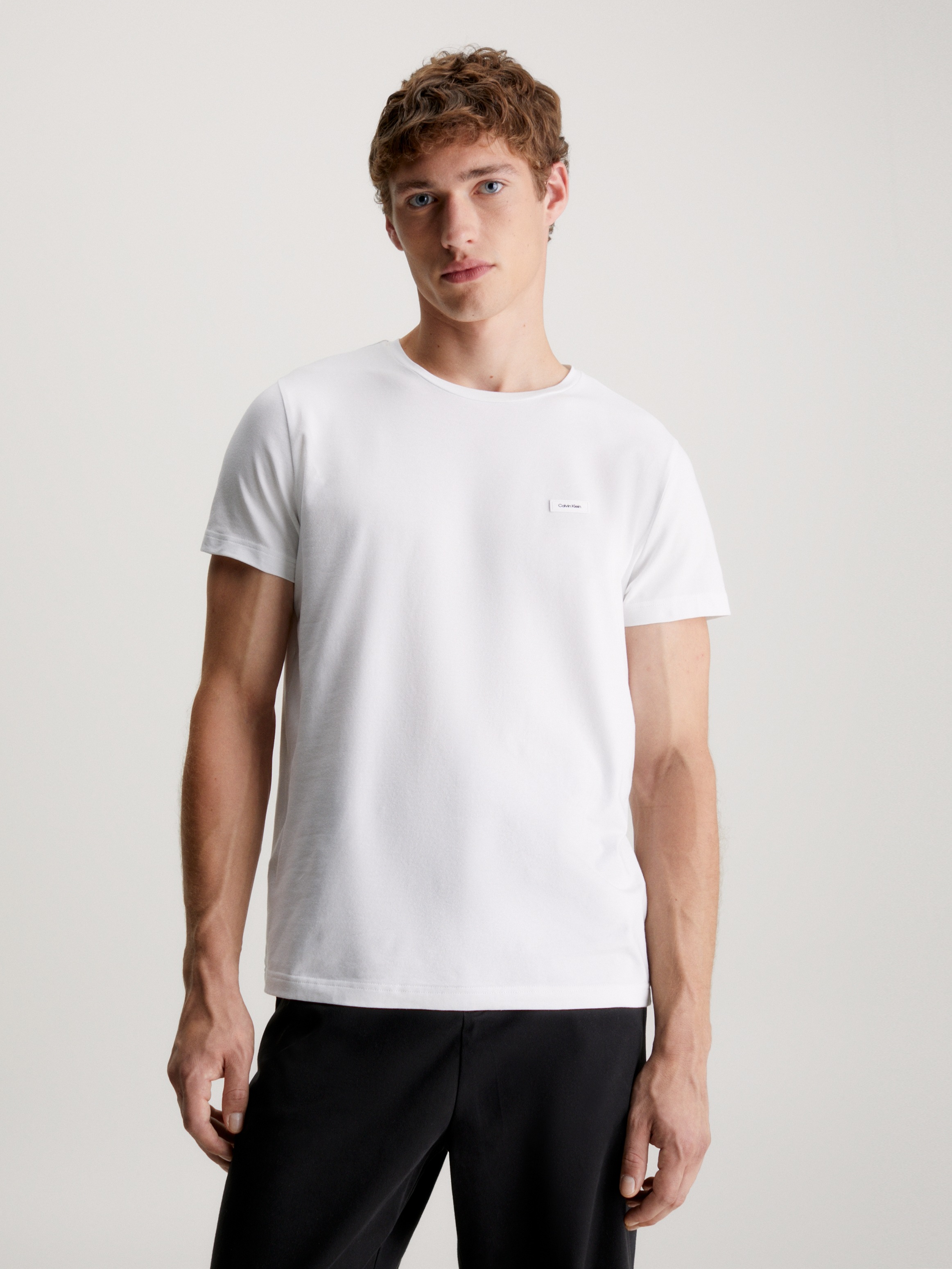 Calvin Klein T-Shirt "STRETCH SLIM FIT T-SHIRT" günstig online kaufen