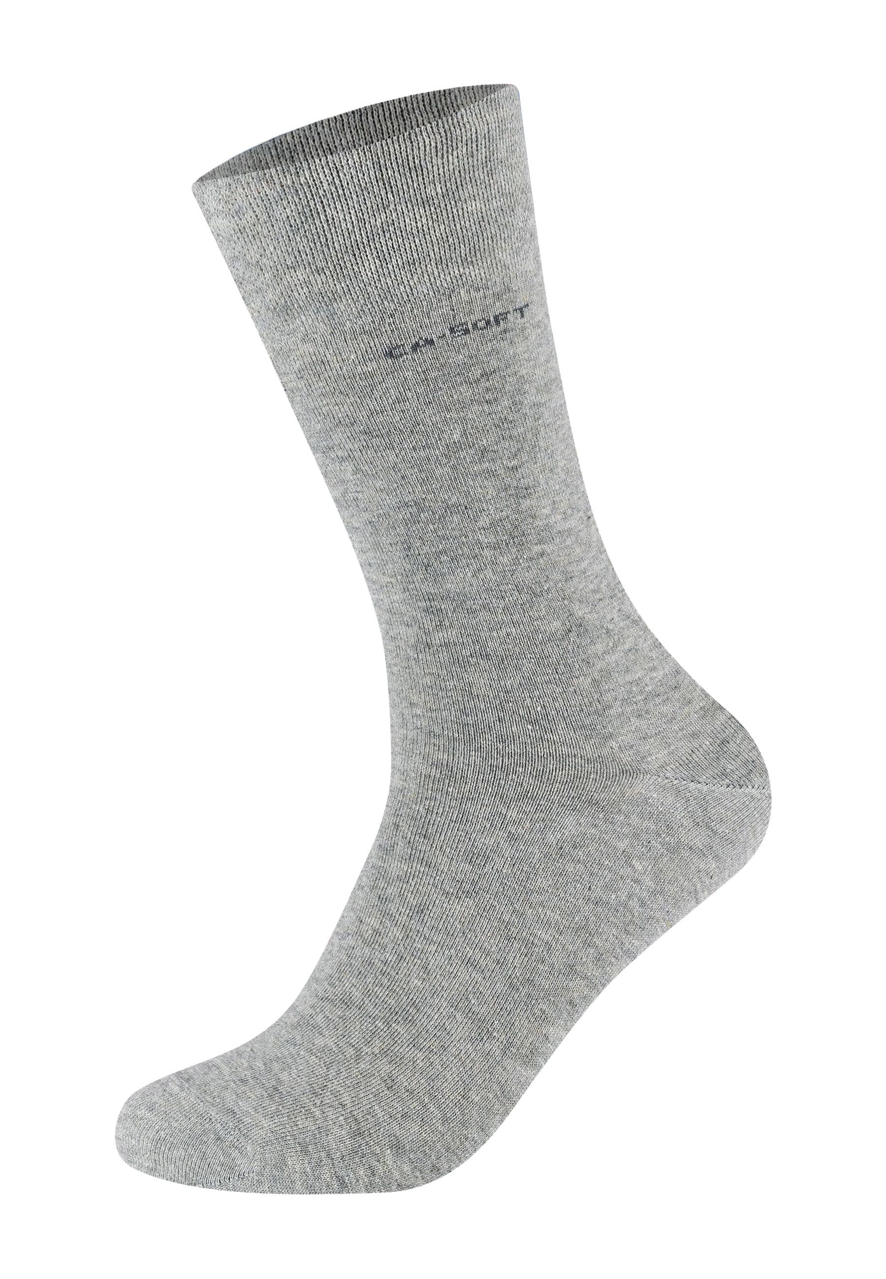 Camano Socken »Socken ca-soft 4er Pack« 4er Pack Weicher ca-soft Bund ohne Druckstellen, Aus gekämmter, angenehm weicher Baumwolle