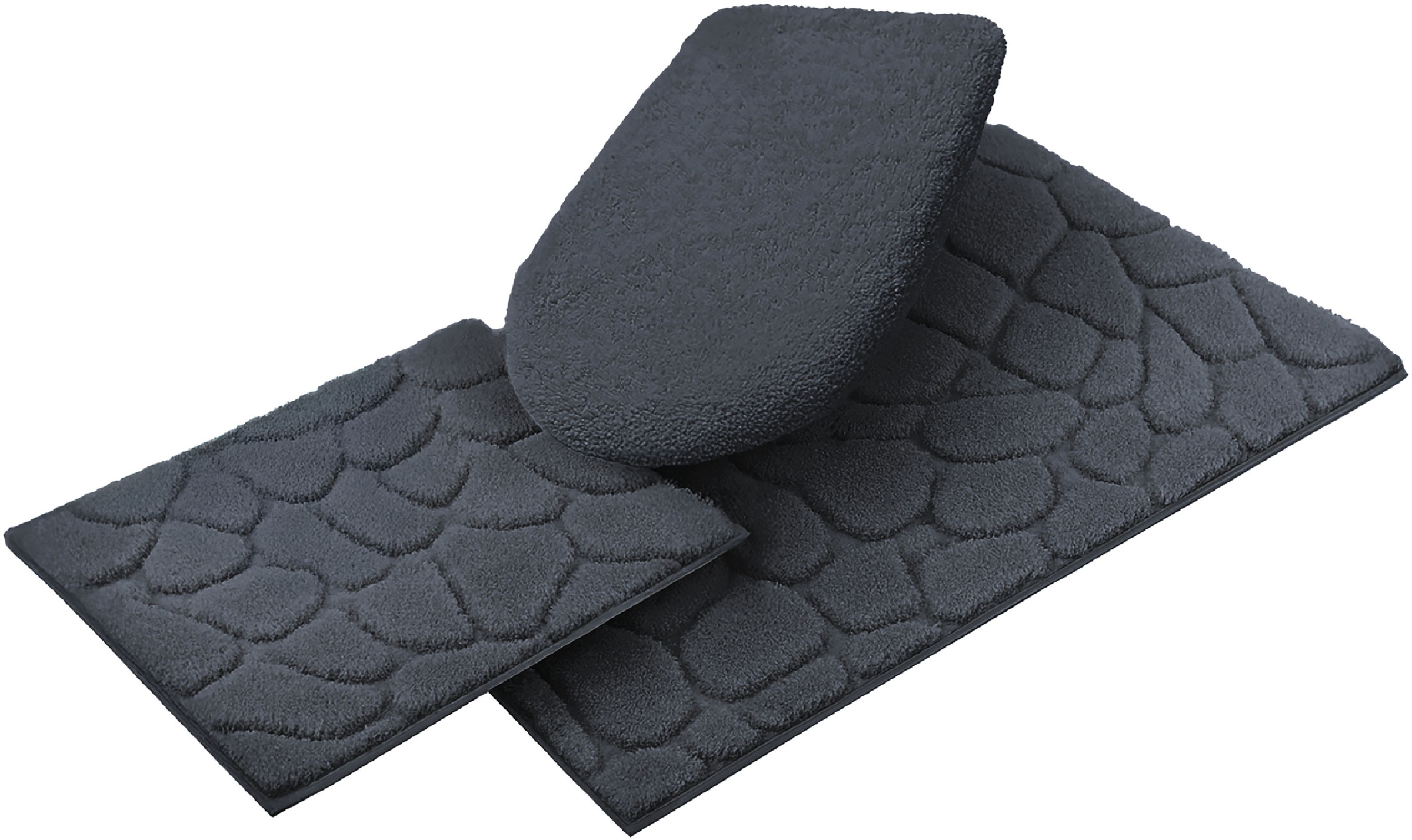 Grund Badematte "Ashtar, Badvorleger, Badezimmer Teppich, 3D-Design" Höhe 2 günstig online kaufen